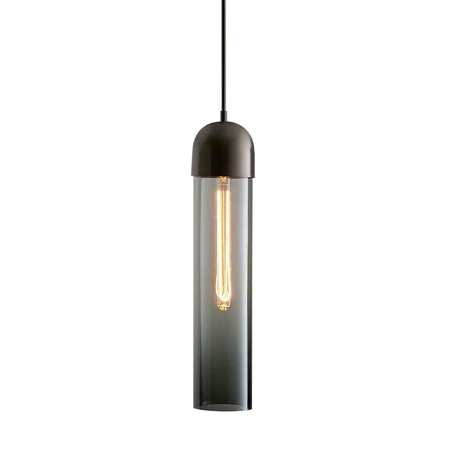 Glass Cylindrical Shape Pendant Light - Letslighting