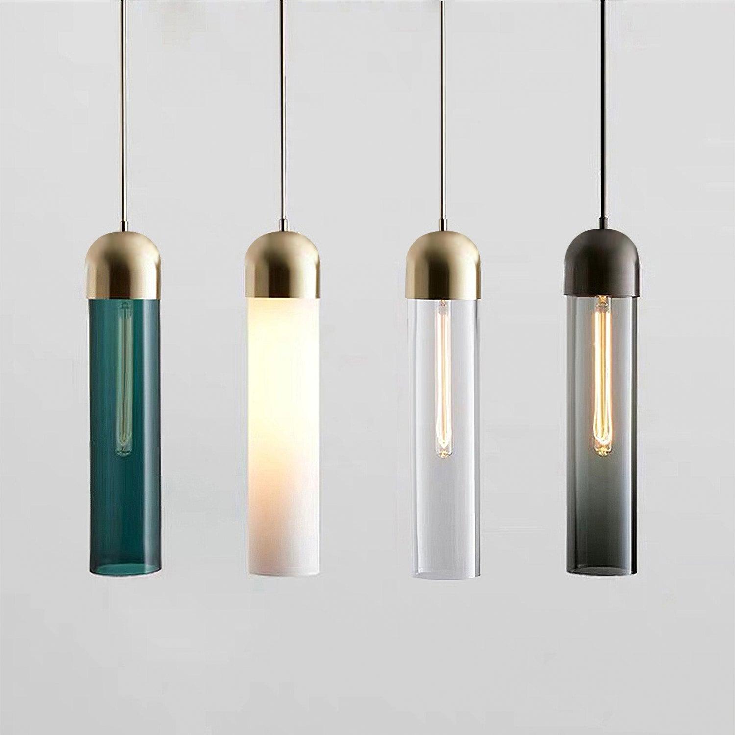 Glass Cylindrical Shape Pendant Light - Letslighting