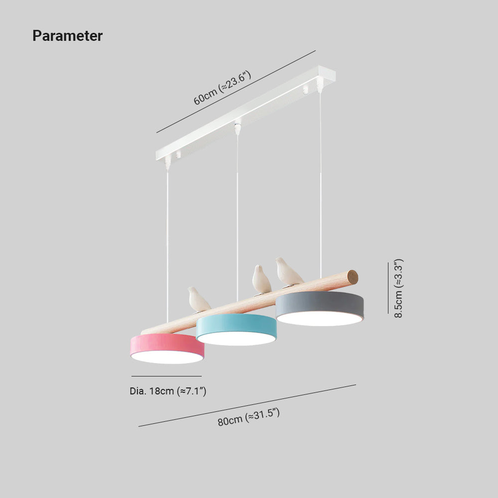 Muto Lámpara Colgante con Pájaro