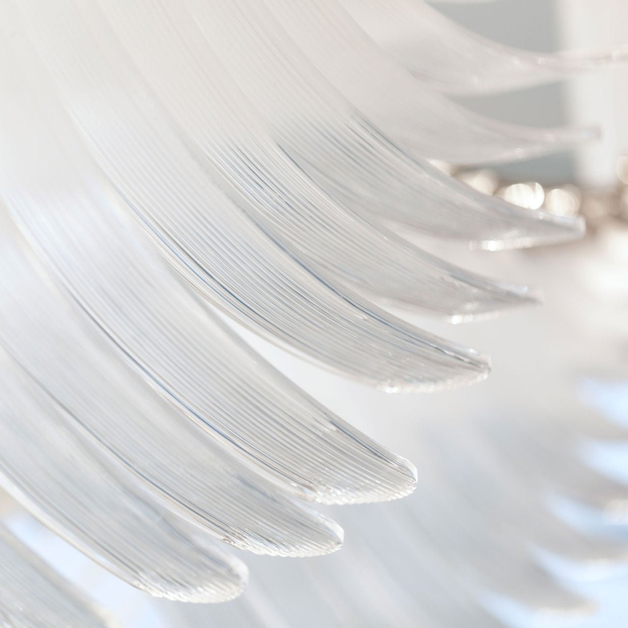 Eurrinia Glass Wing Cluster Chandelier - Letslighting