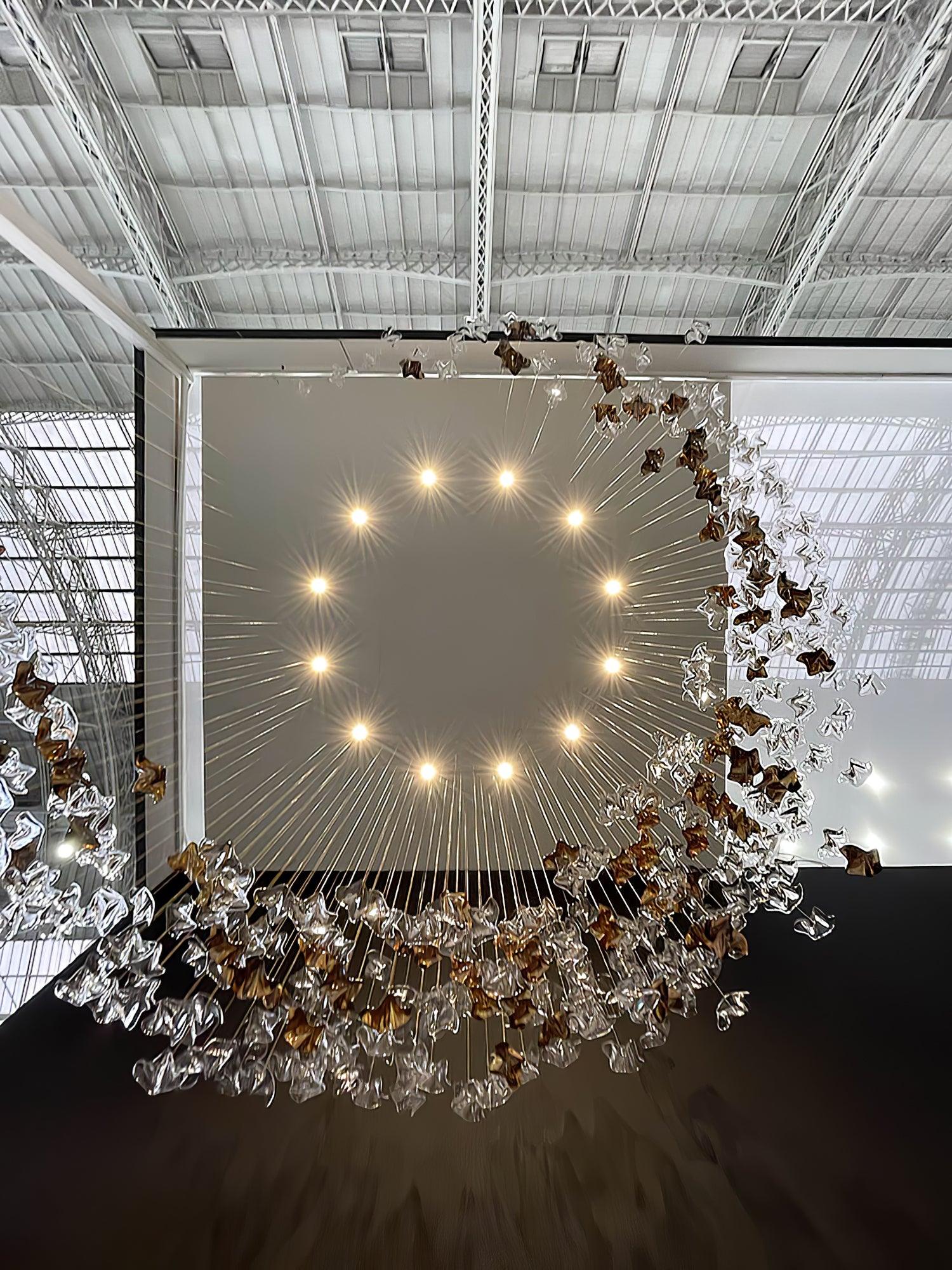 Cezorisra Luxury Brass Linear Chandelier - Letslighting
