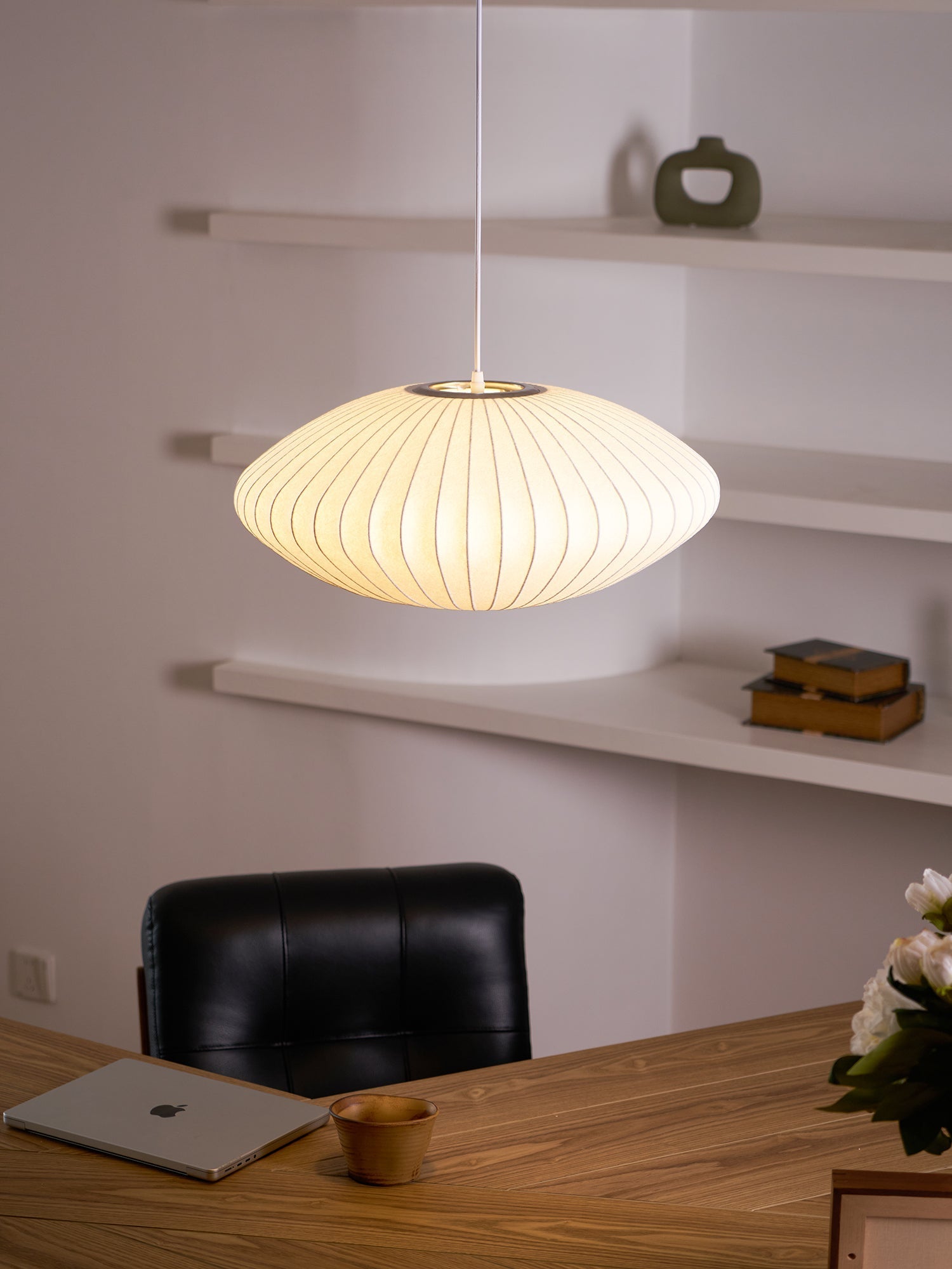 Bubble Mulberry Silk Pendant Lamp - Letslighting