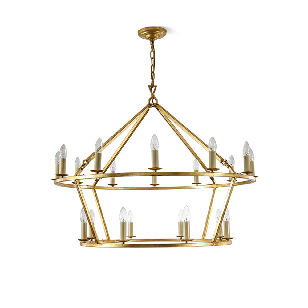 Ivzorarae Sculptural Metal Chandelier - Letslighting