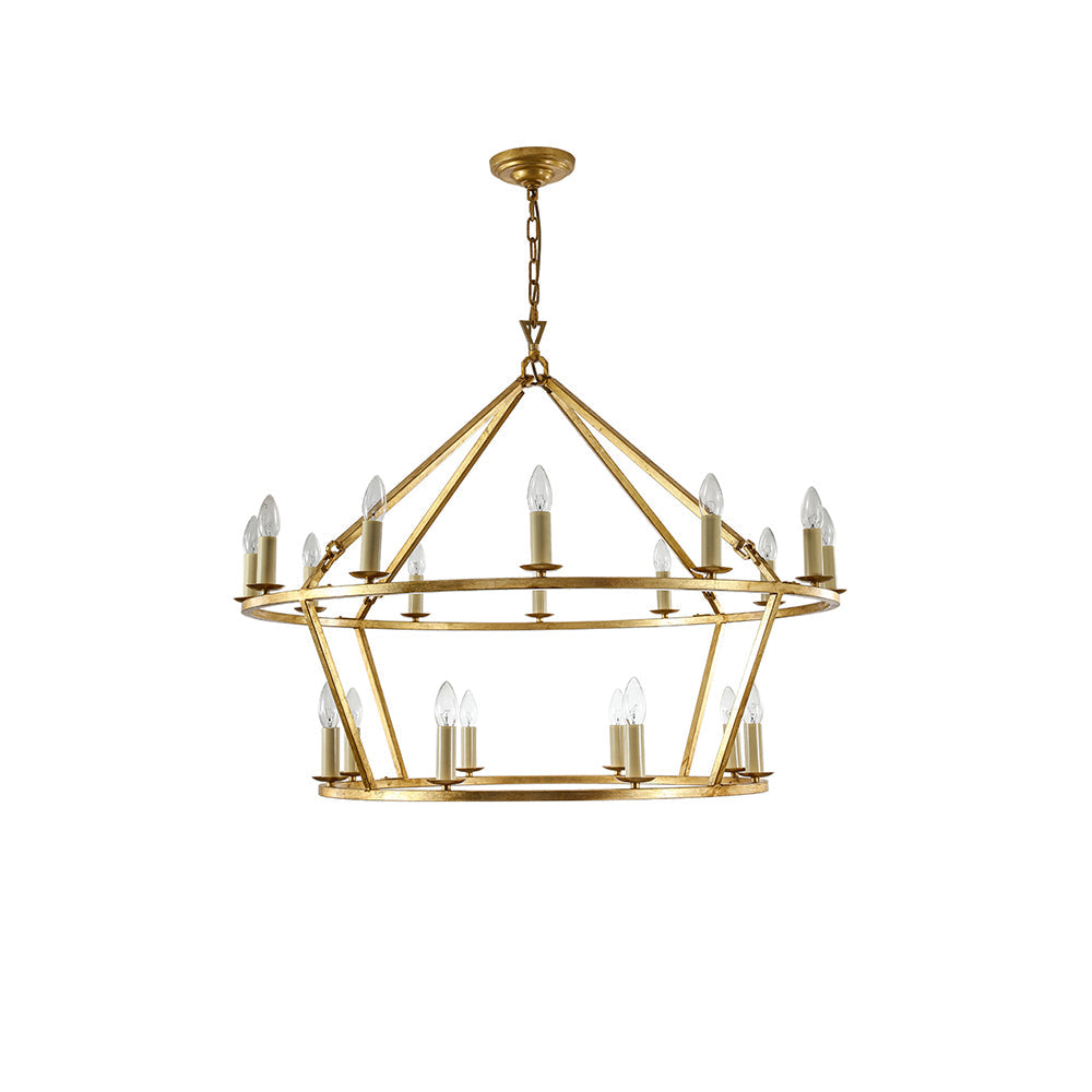 Ivzorarae Sculptural Metal Chandelier - Letslighting