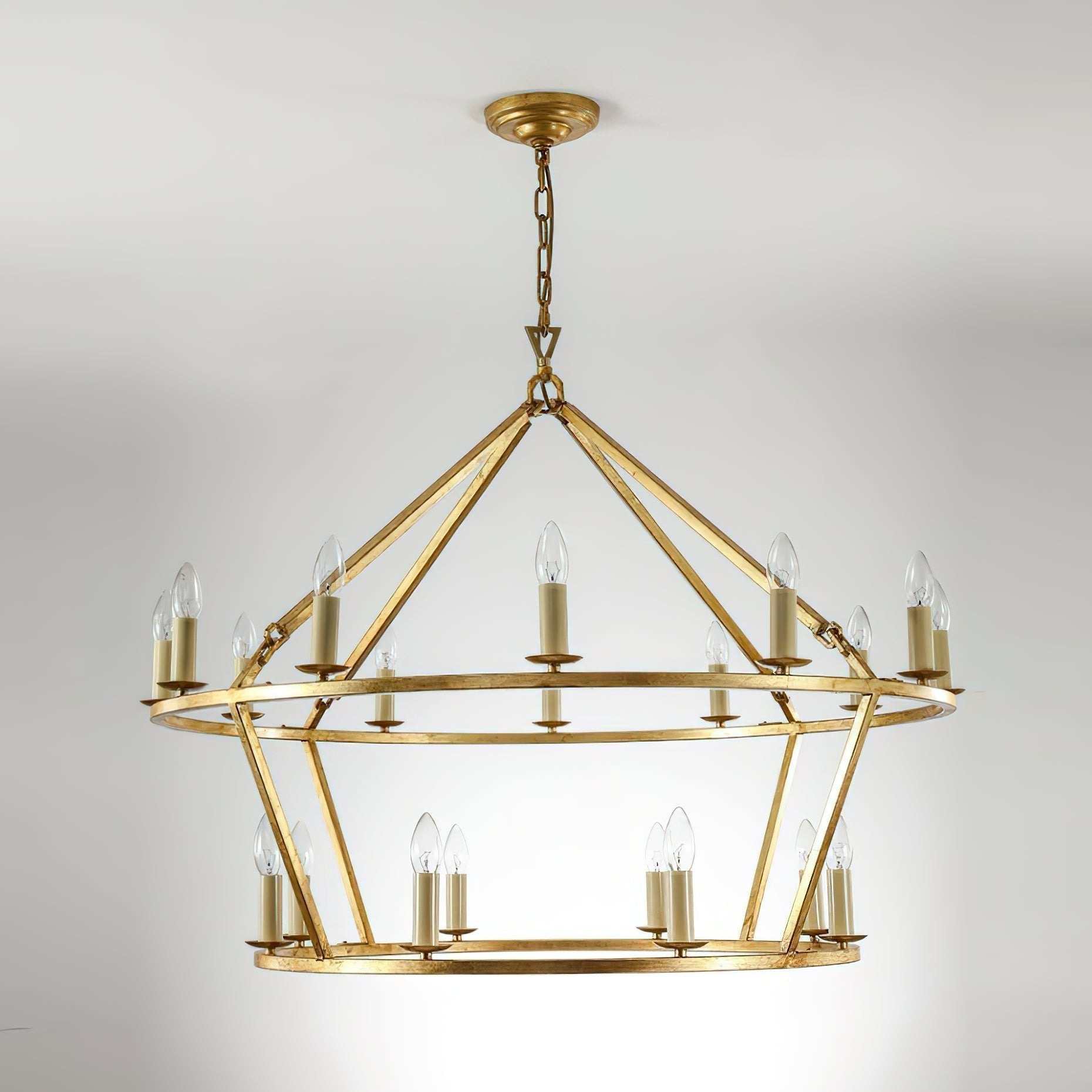 Ivzorarae Sculptural Metal Chandelier - Letslighting