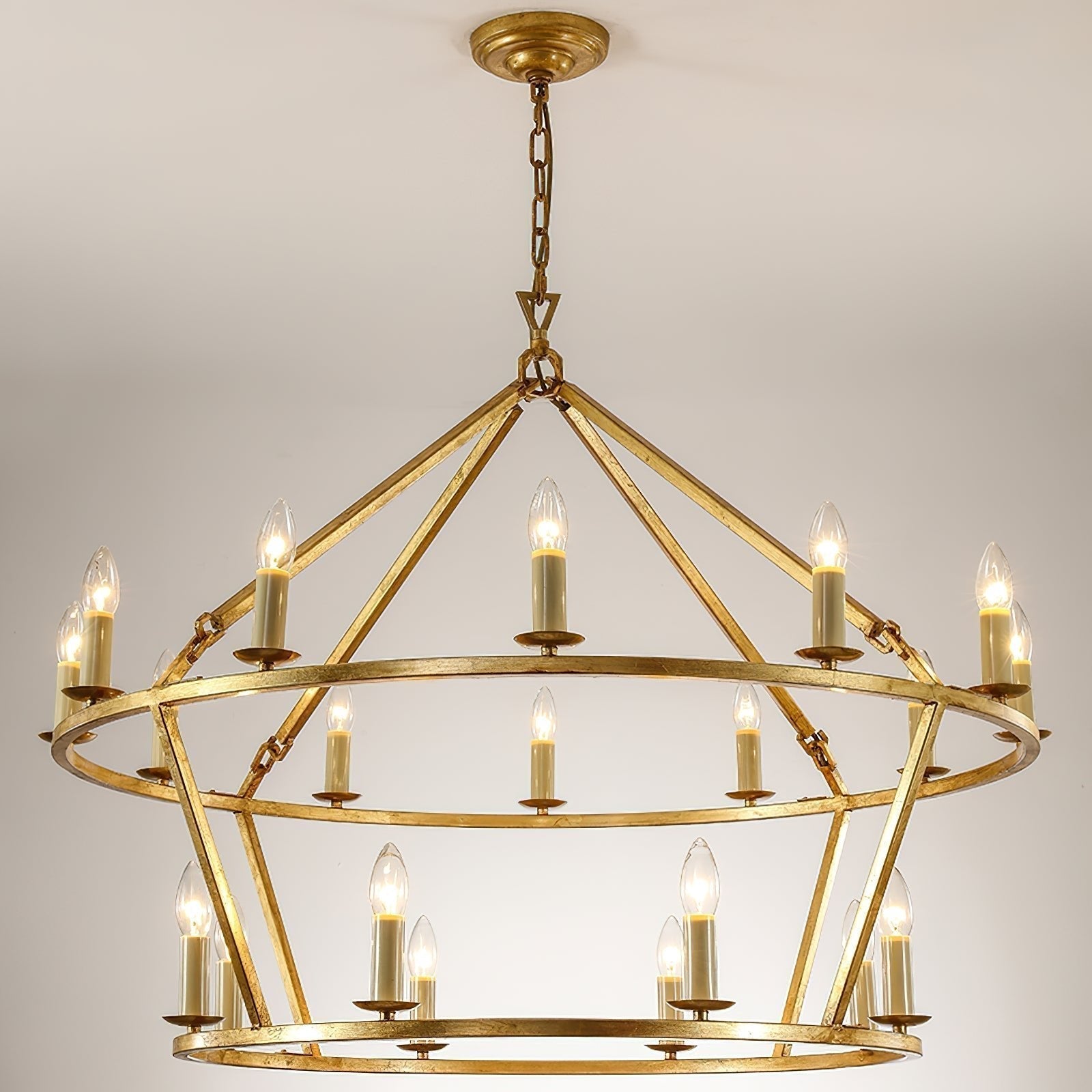 Ivzorarae Sculptural Metal Chandelier - Letslighting