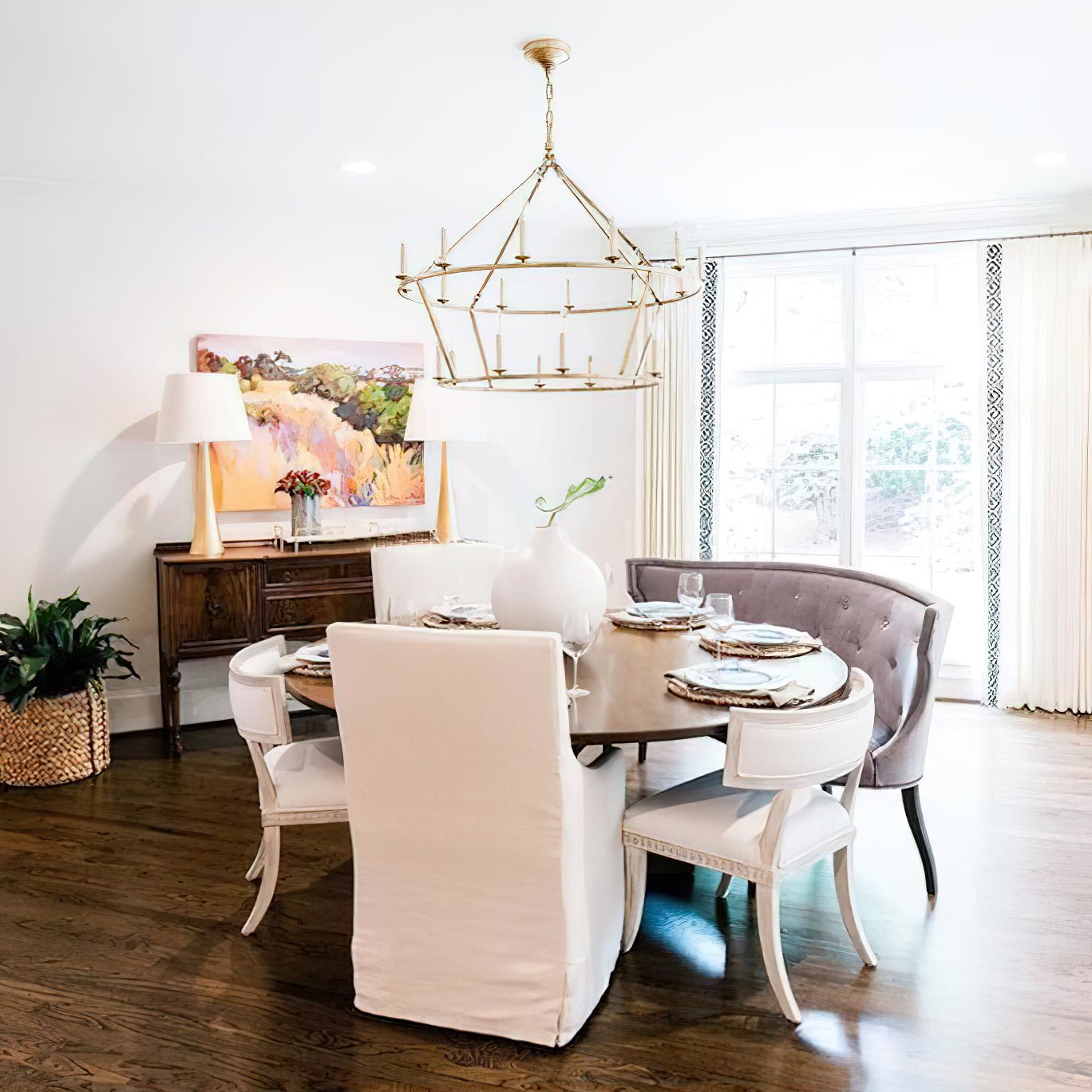 Ivzorarae Sculptural Metal Chandelier - Letslighting