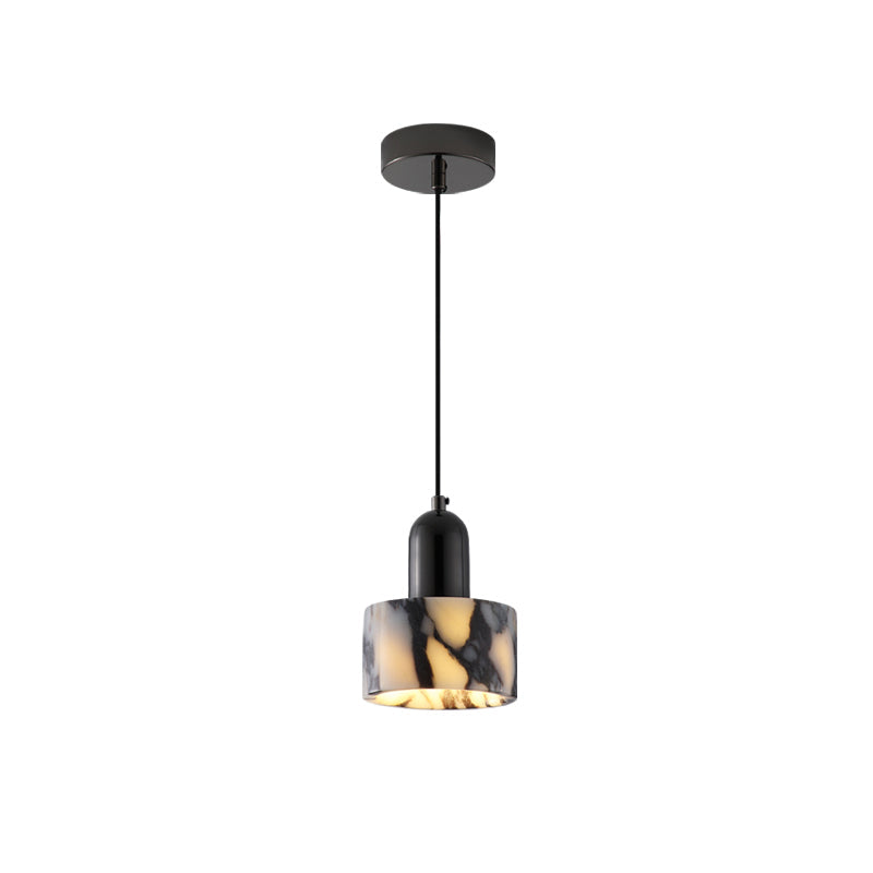 Flair Modern Minimalist Marble Metal Pendant Lamp - Lamp Copper
