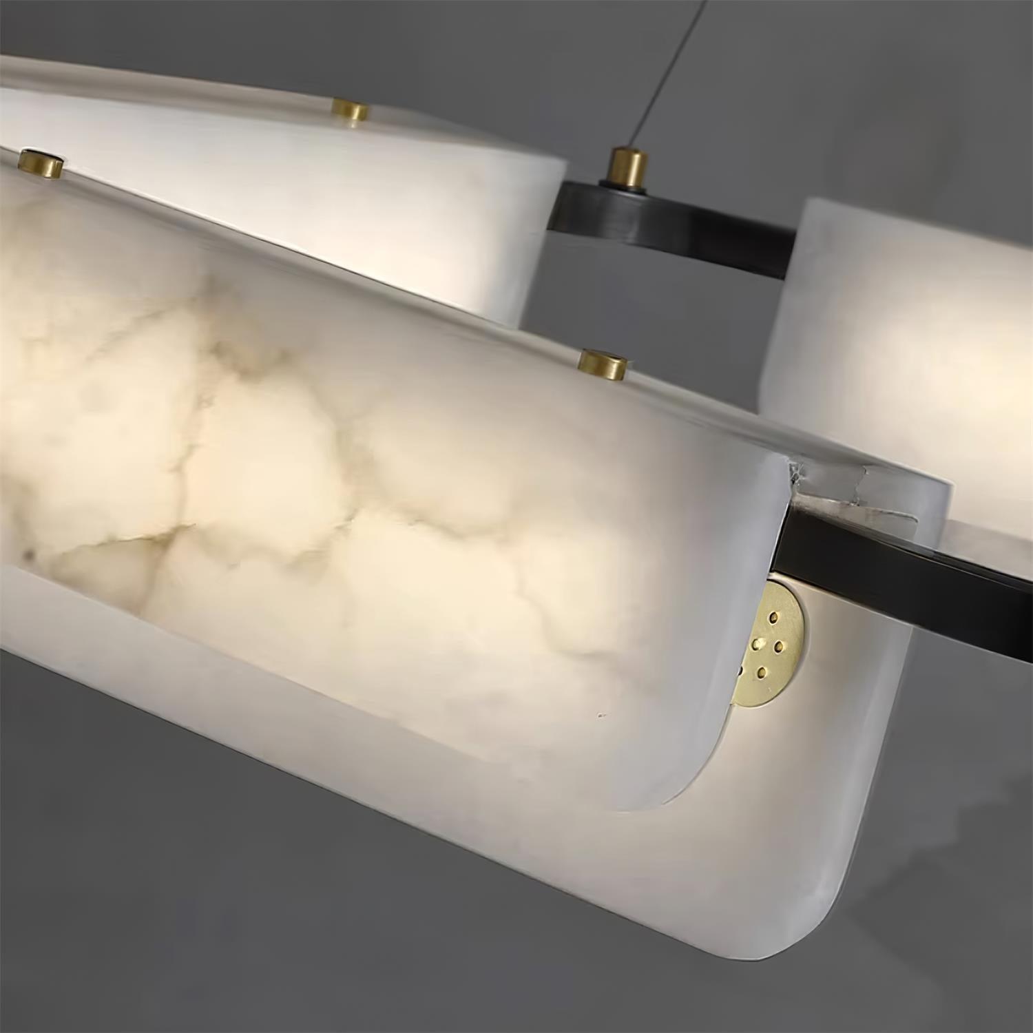 Circona Alabaster Pendant Light Chandelier - Letslighting