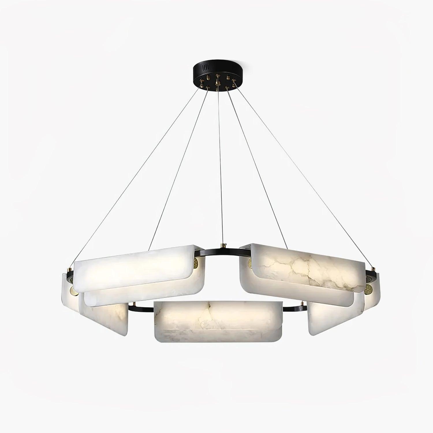 Circona Alabaster Pendant Light Chandelier - Letslighting