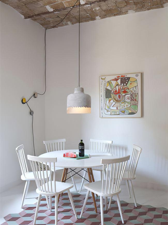 Delia Cement Pendant Light - Letslighting