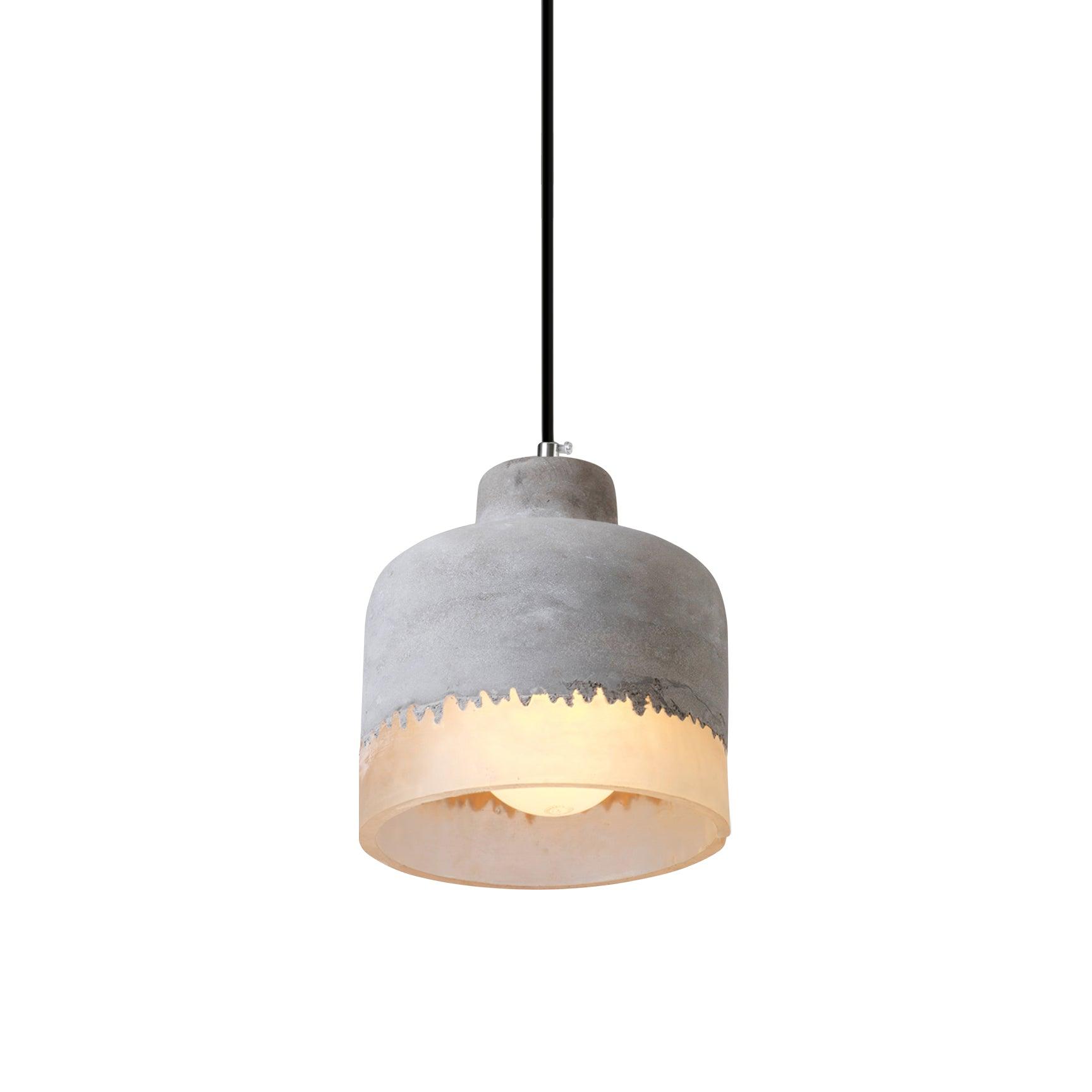 Delia Cement Pendant Light - Letslighting