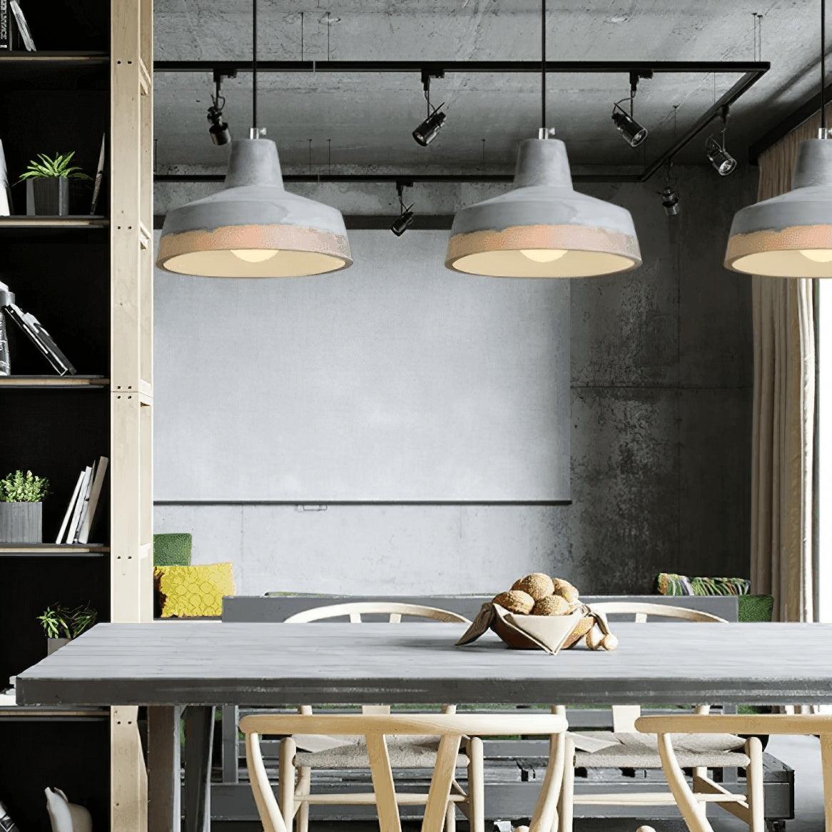 Delia Cement Pendant Light - Letslighting