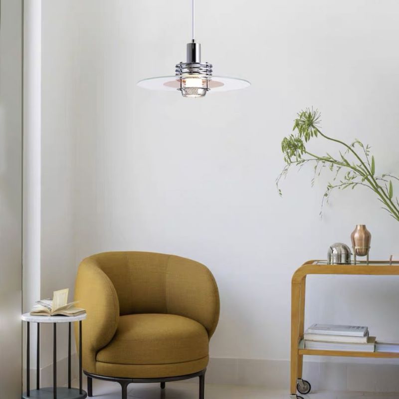 Valentina Minimalista LED Lámpara colgante Metal/Vidrio/Acrílico Dormitorio