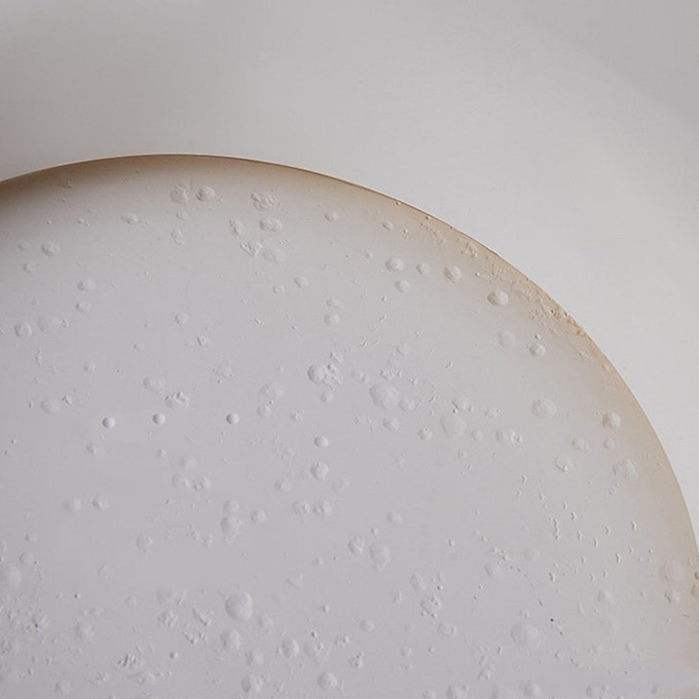 Aria Decorativo Luna Metal/Yeso Aplique de Pared Blanco