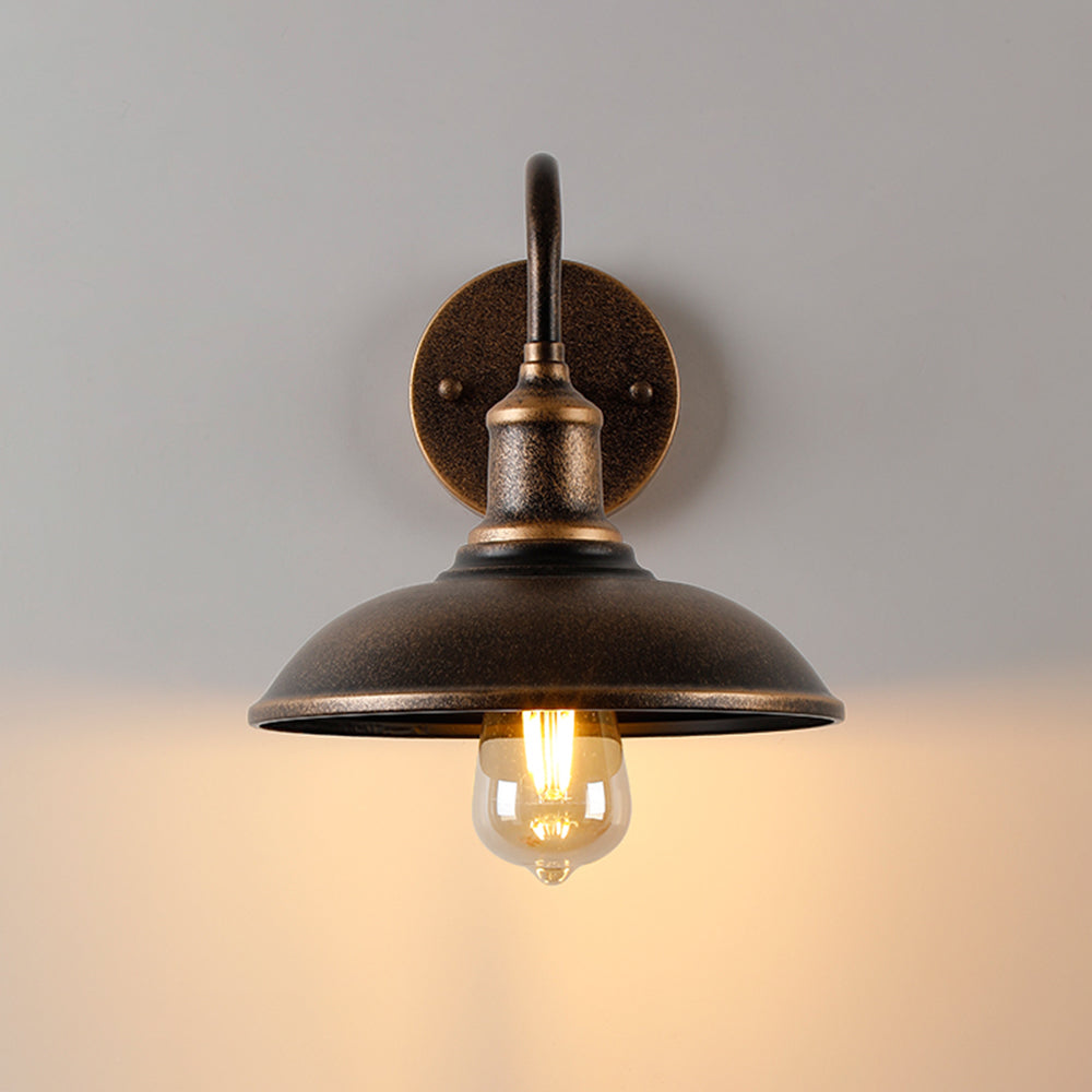 Ray Aplique de Pared Vintage Cúpula  LED  Bronce