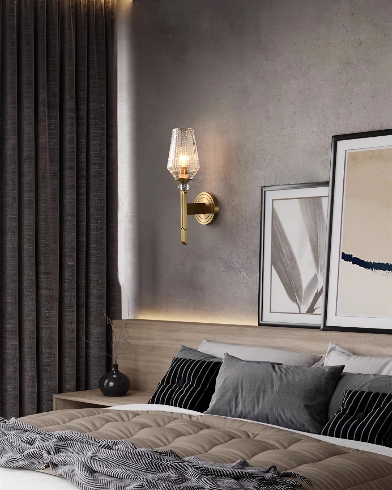 Devora Brass Wall Lamp - Letslighting