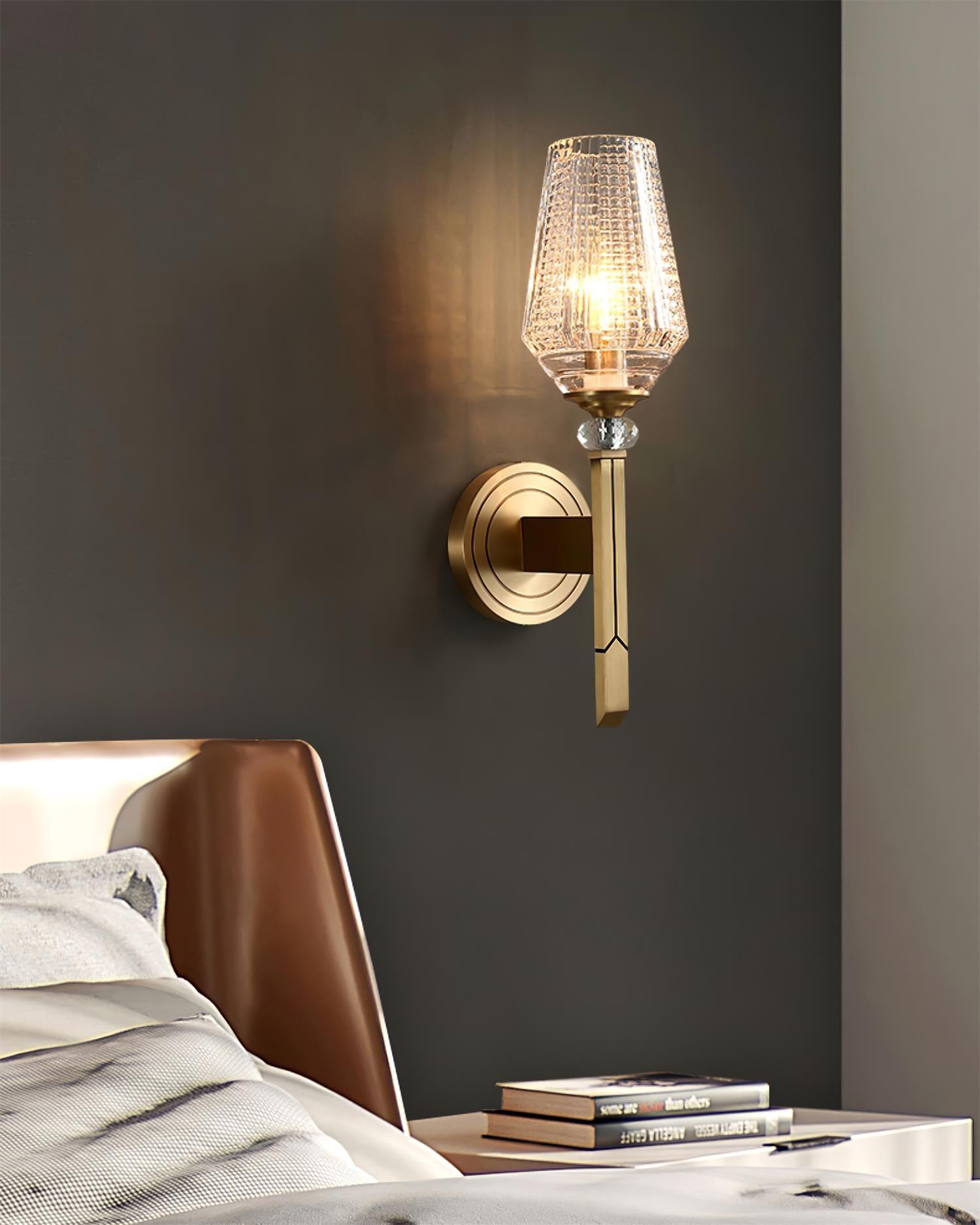 Devora Brass Wall Lamp - Letslighting