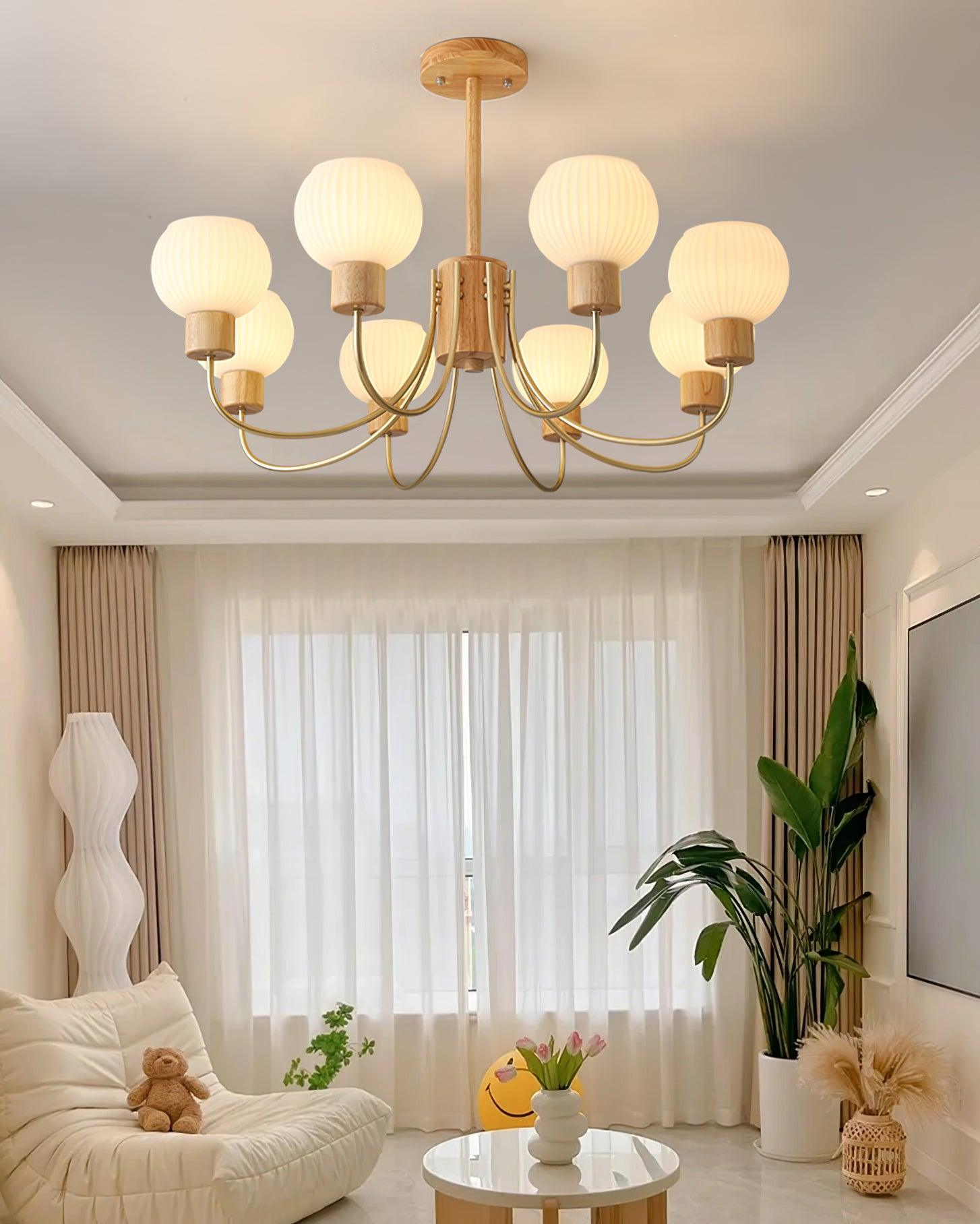 Donnelly Wooden Chandelier - Letslighting