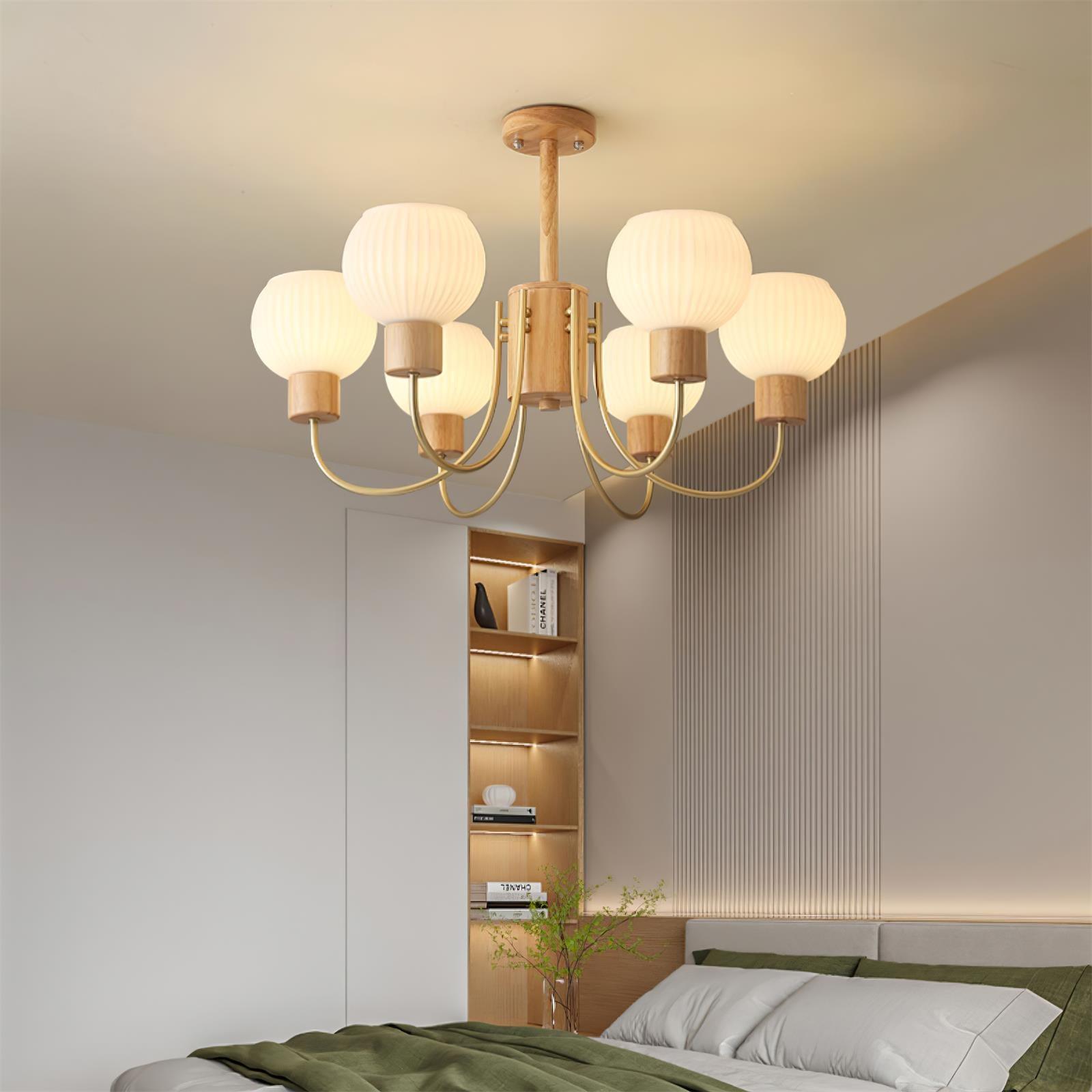Donnelly Wooden Chandelier - Letslighting