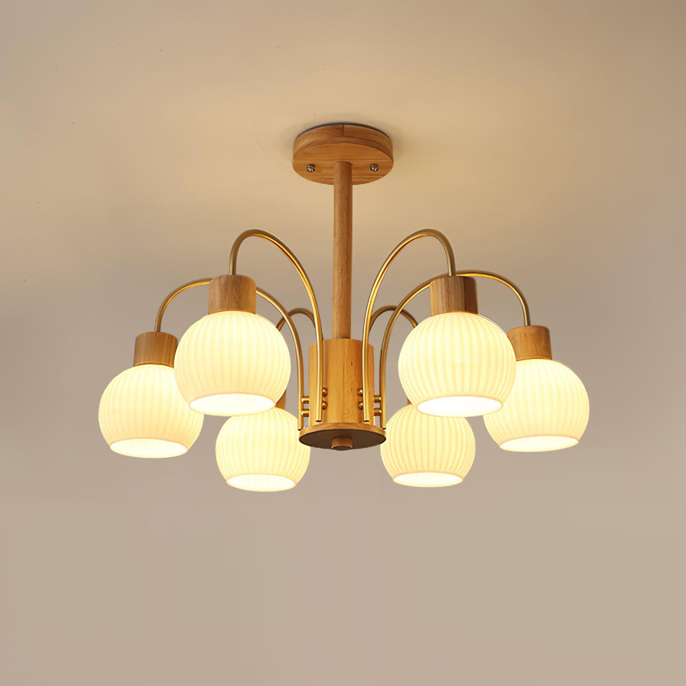 Donnelly Wooden Chandelier - Letslighting