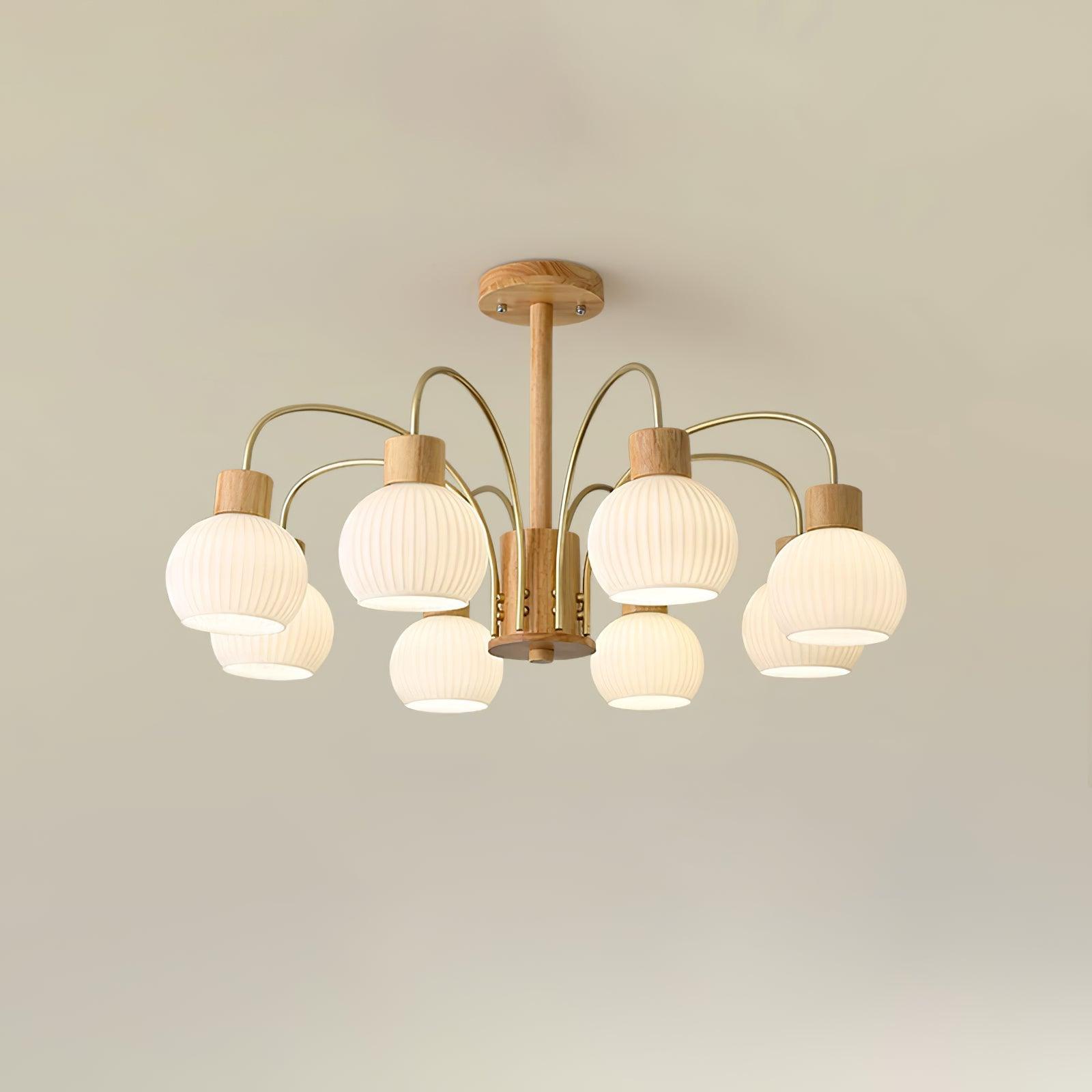 Donnelly Wooden Chandelier - Letslighting