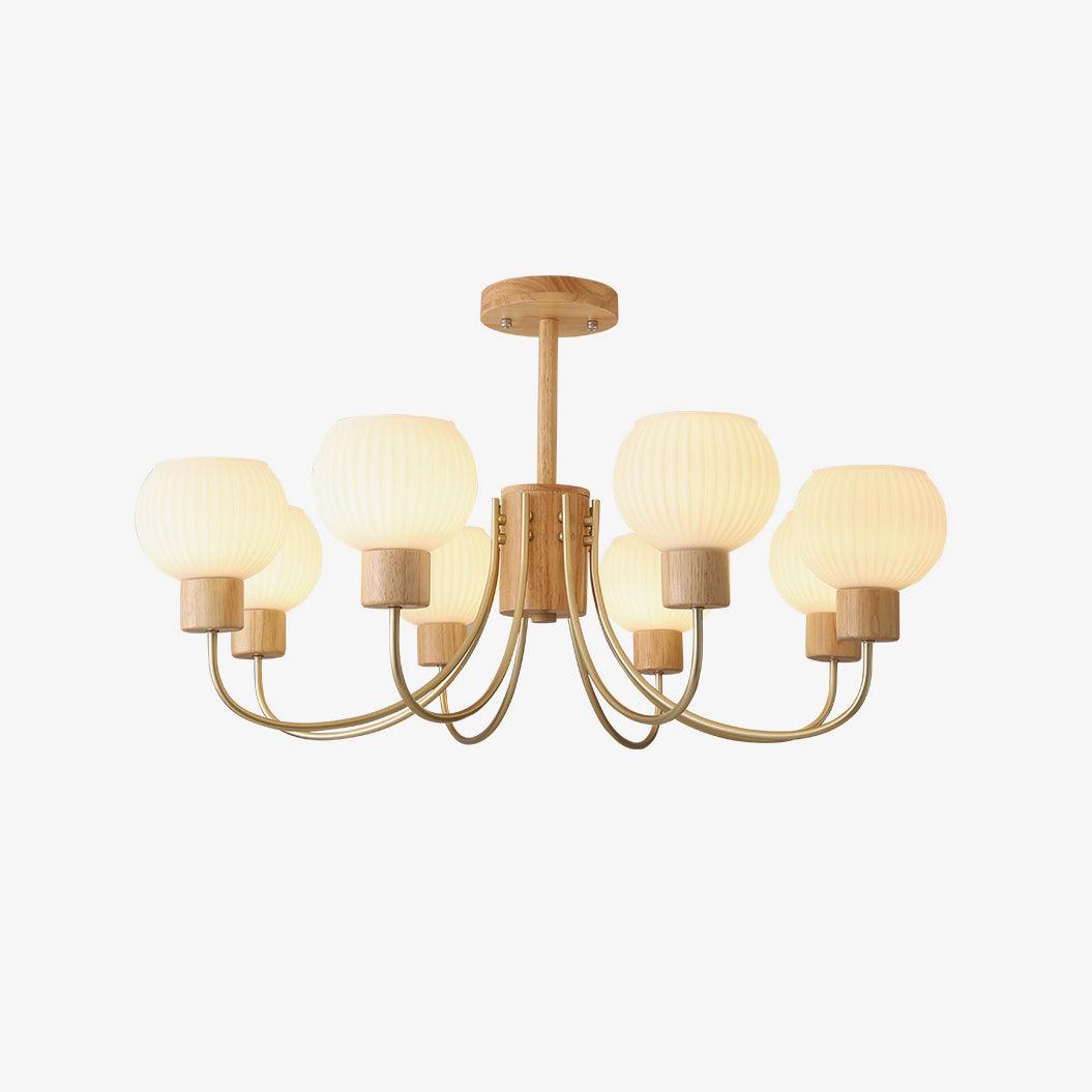 Donnelly Wooden Chandelier - Letslighting