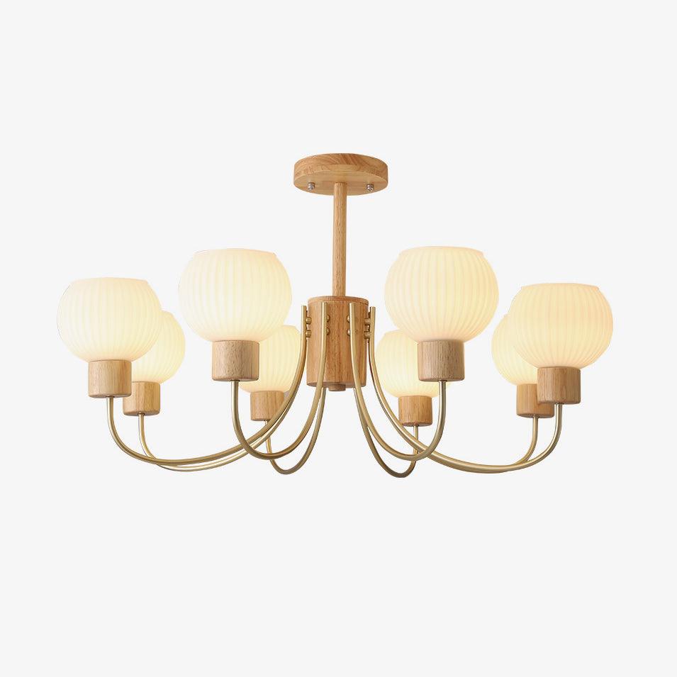 Donnelly Wooden Chandelier - Letslighting