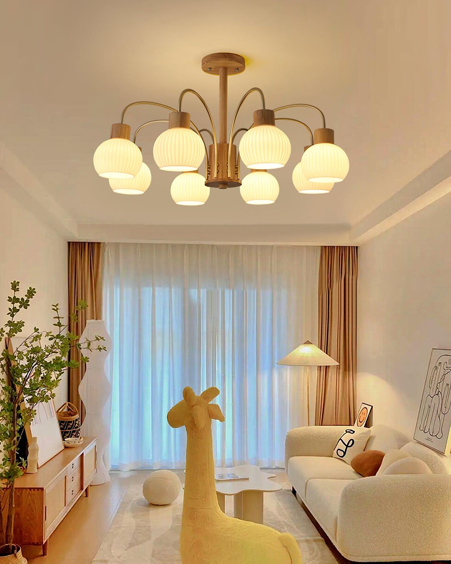 Donnelly Wooden Chandelier - Letslighting