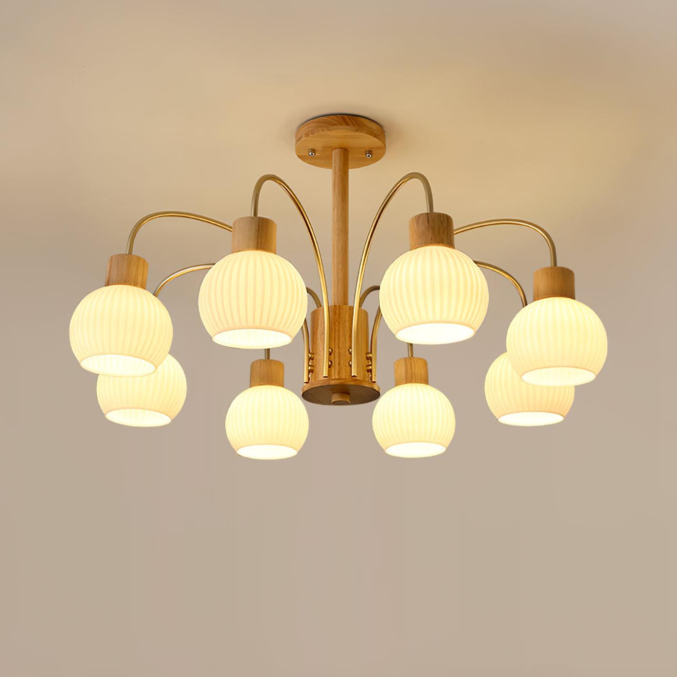 Donnelly Wooden Chandelier - Letslighting