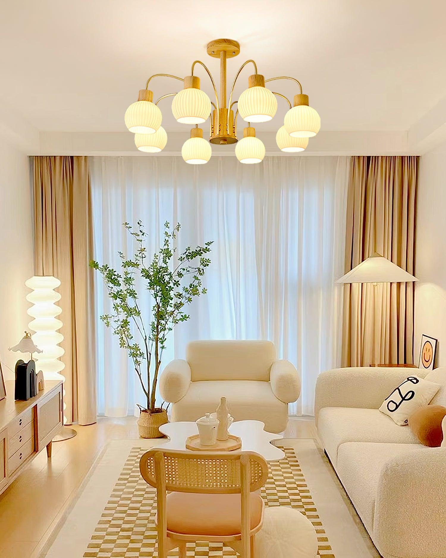 Donnelly Wooden Chandelier - Letslighting