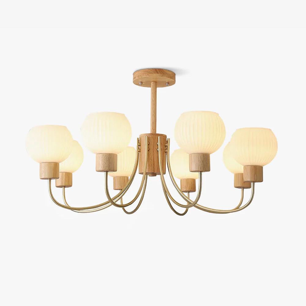 Donnelly Wooden Chandelier - Letslighting