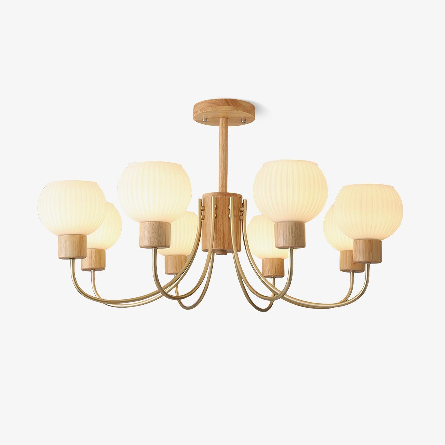 Donnelly Wooden Chandelier - Letslighting