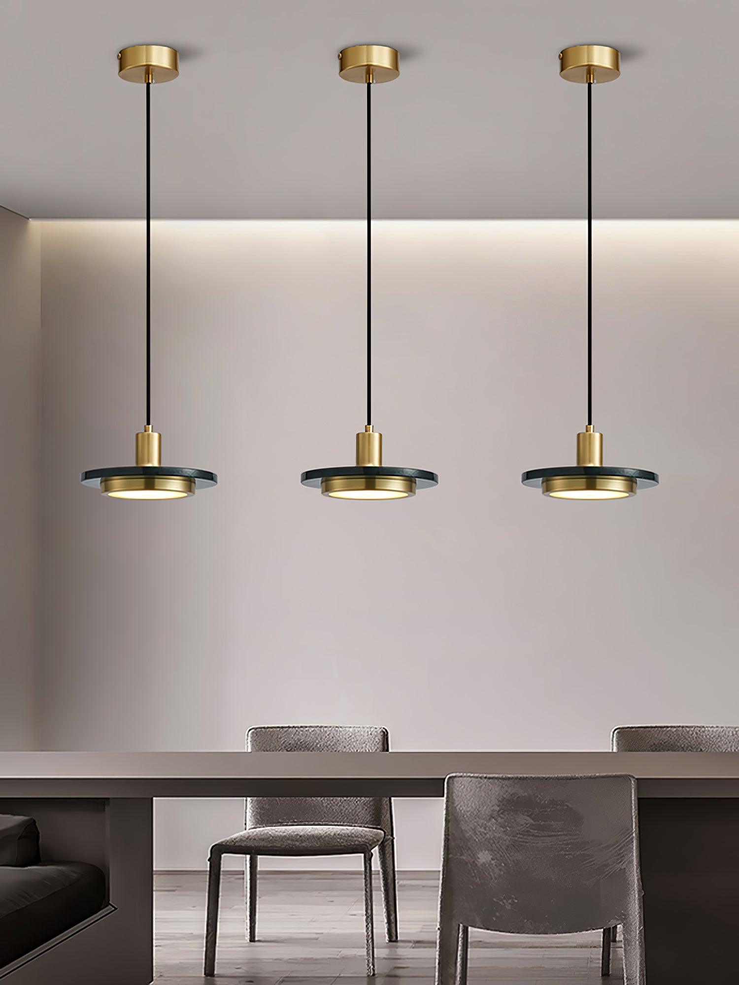 Double Circle Pendant Light - Letslighting