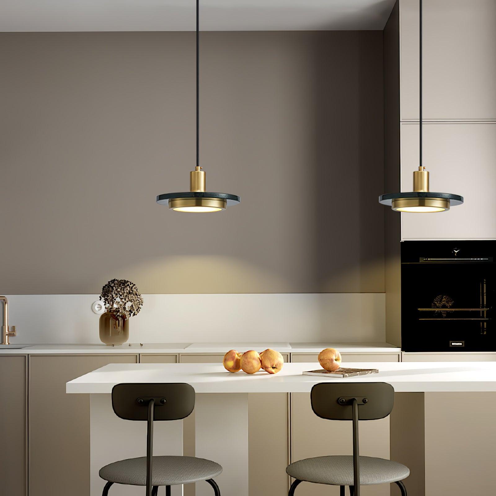 Double Circle Pendant Light - Letslighting