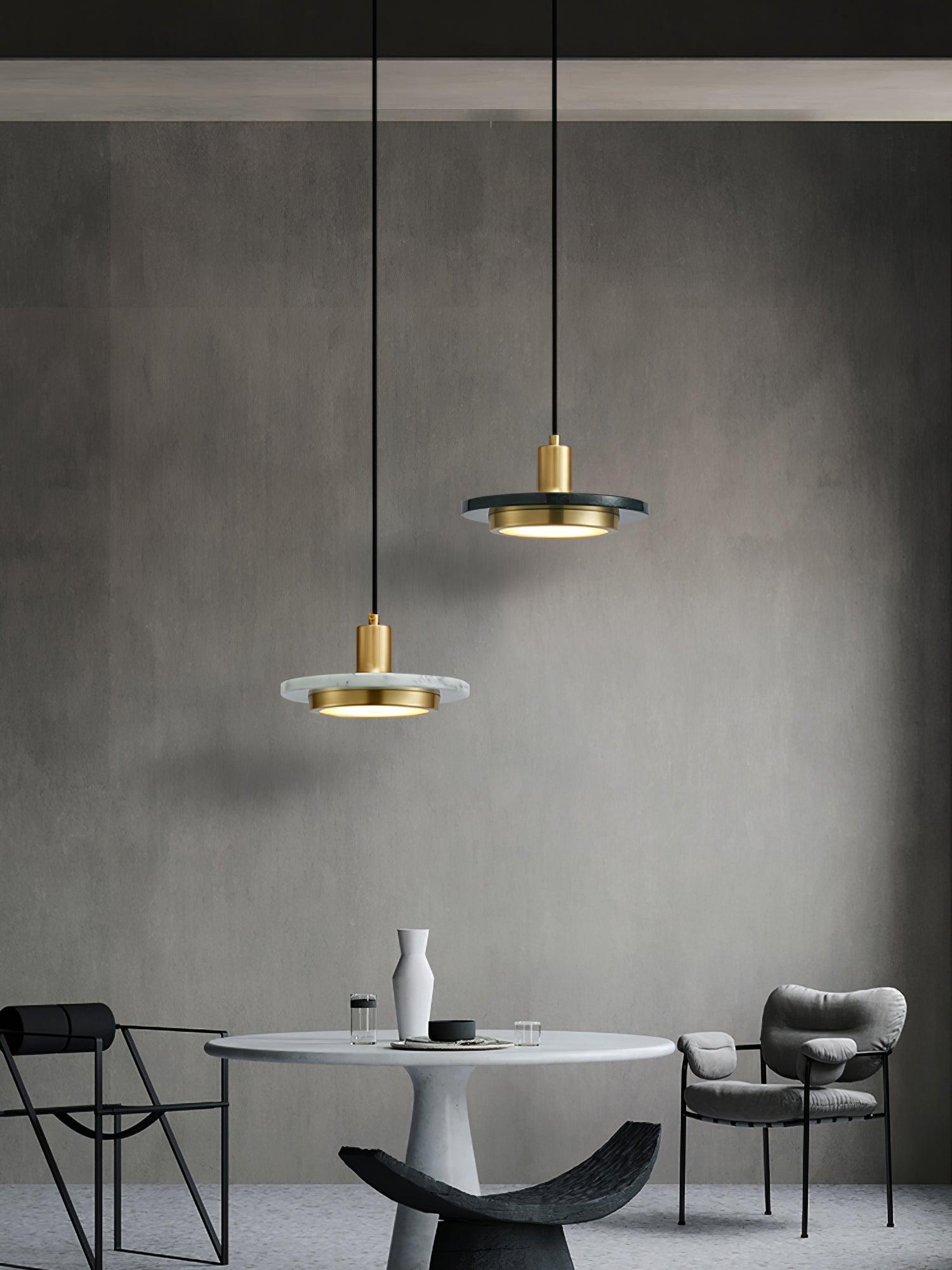 Double Circle Pendant Light - Letslighting