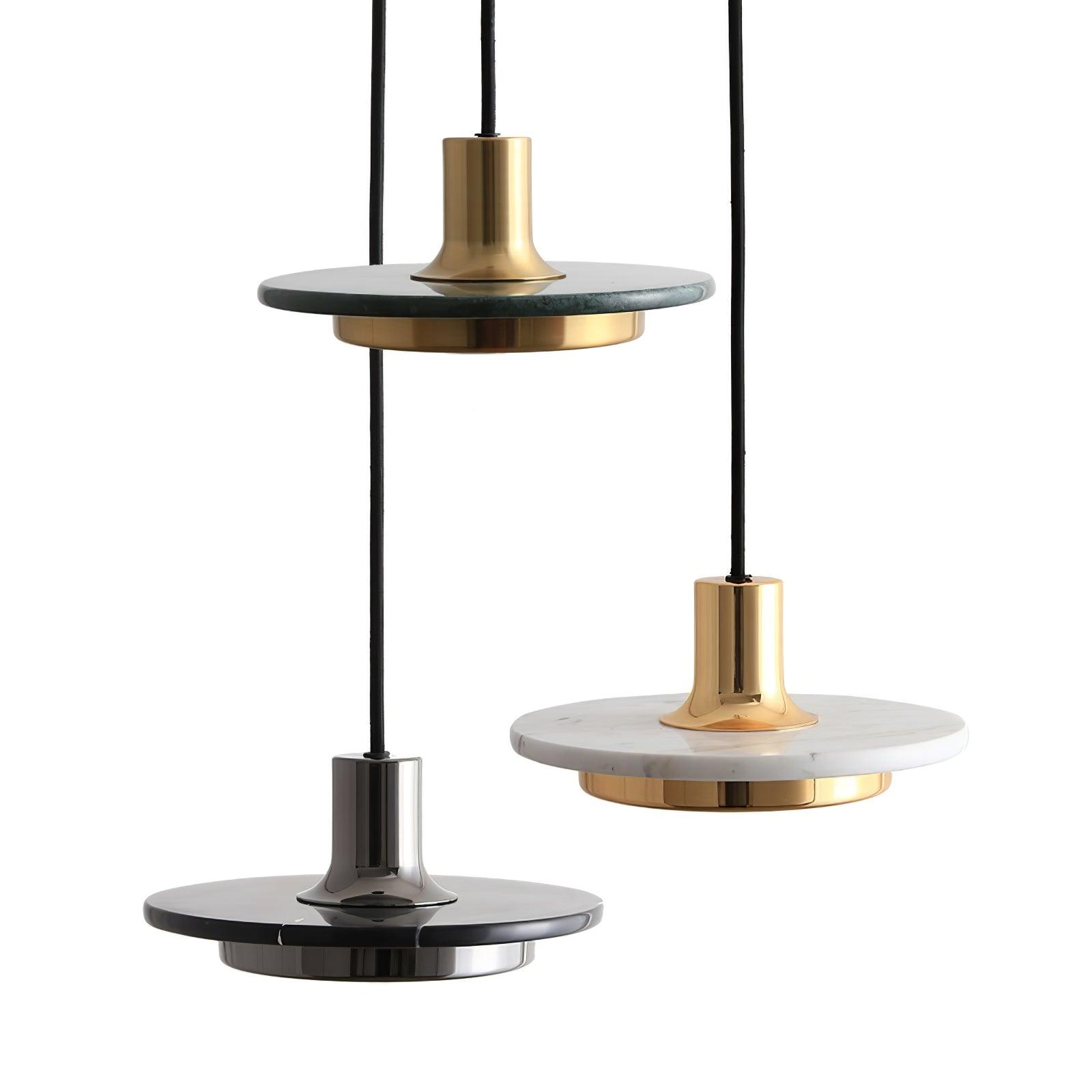Double Circle Pendant Light - Letslighting