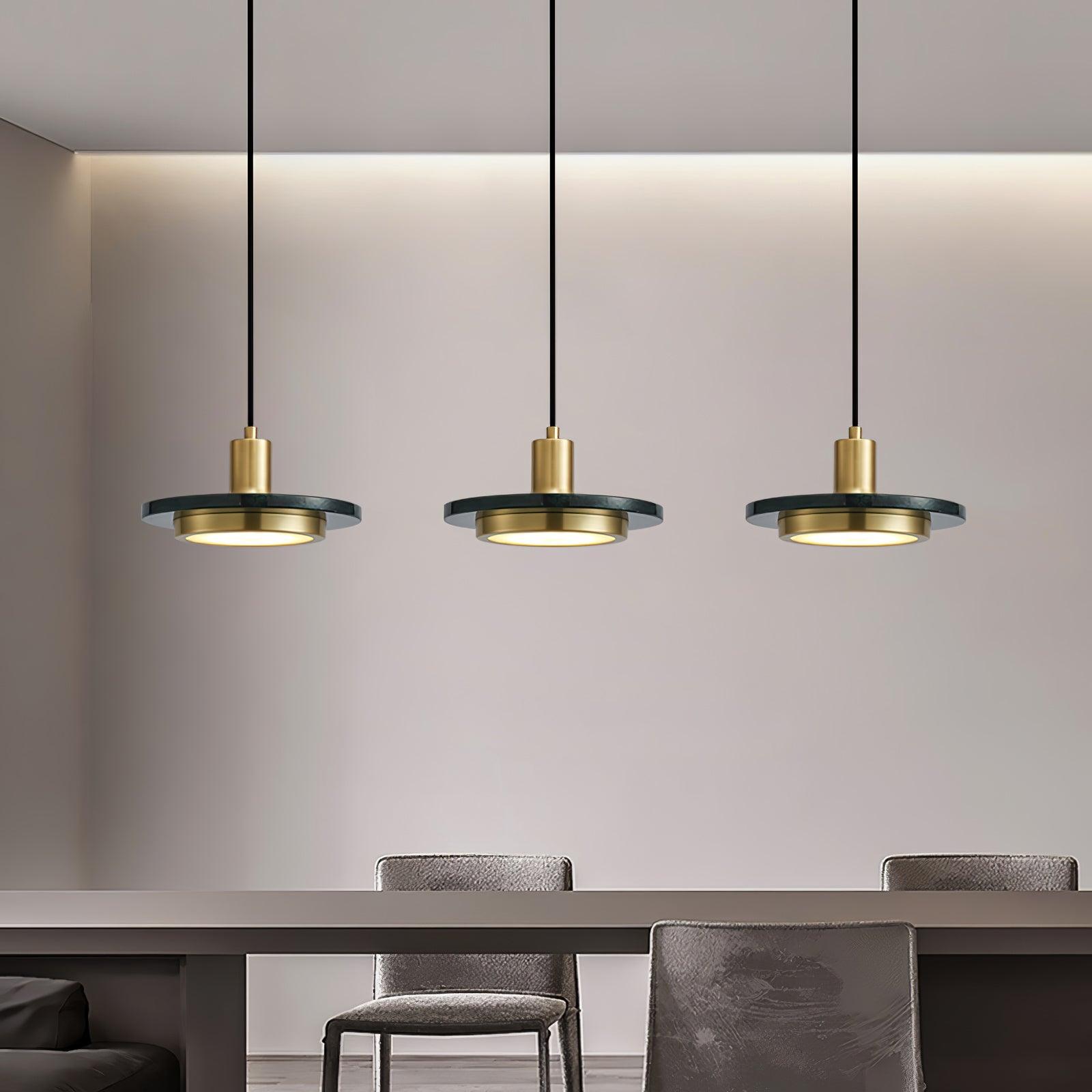Double Circle Pendant Light - Letslighting