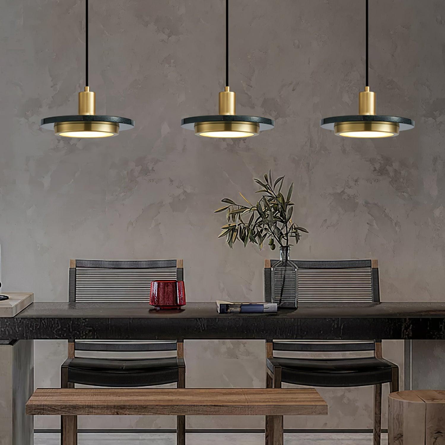 Double Circle Pendant Light - Letslighting