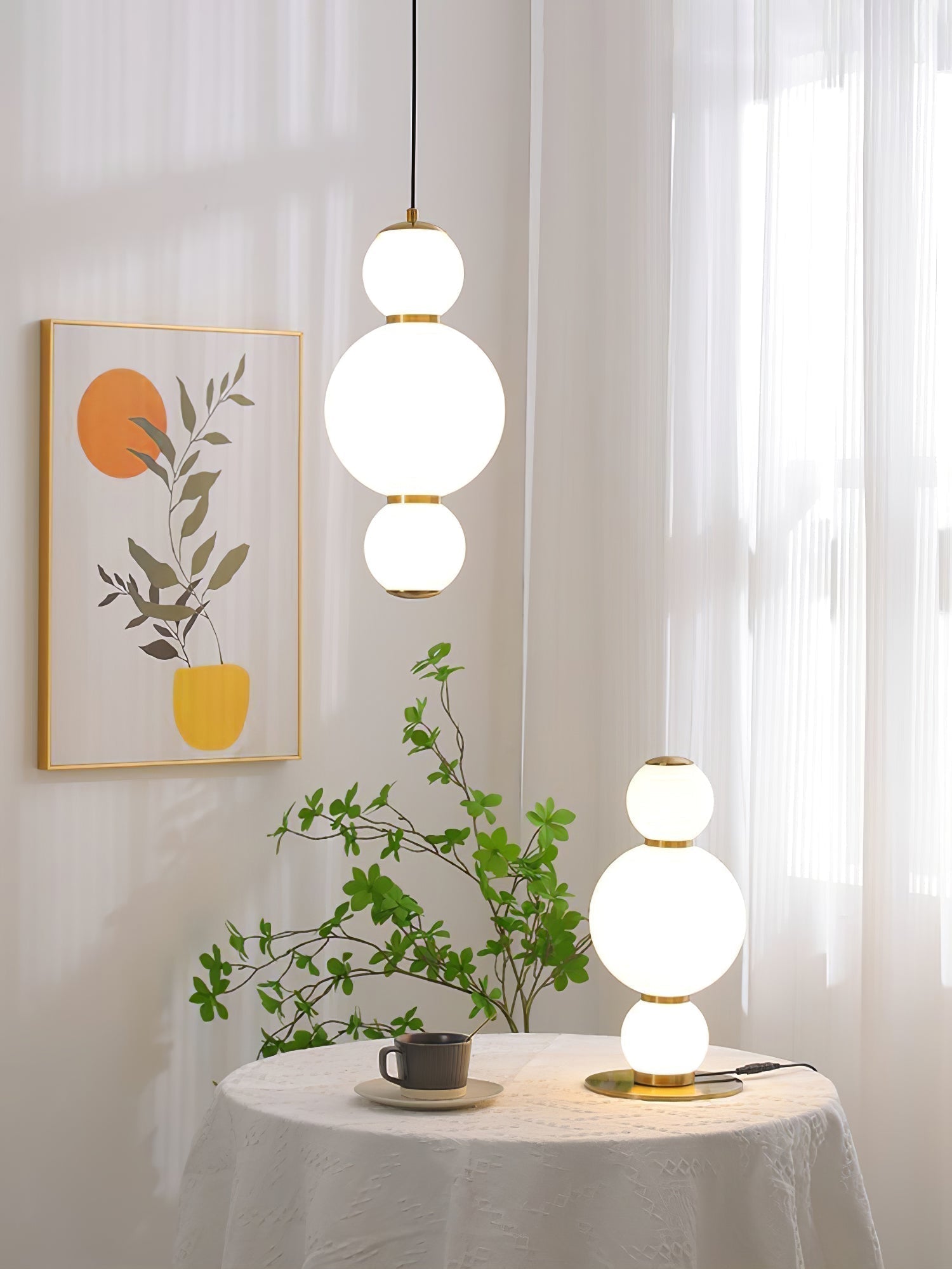 Double Globe Pendant Lamp - Letslighting