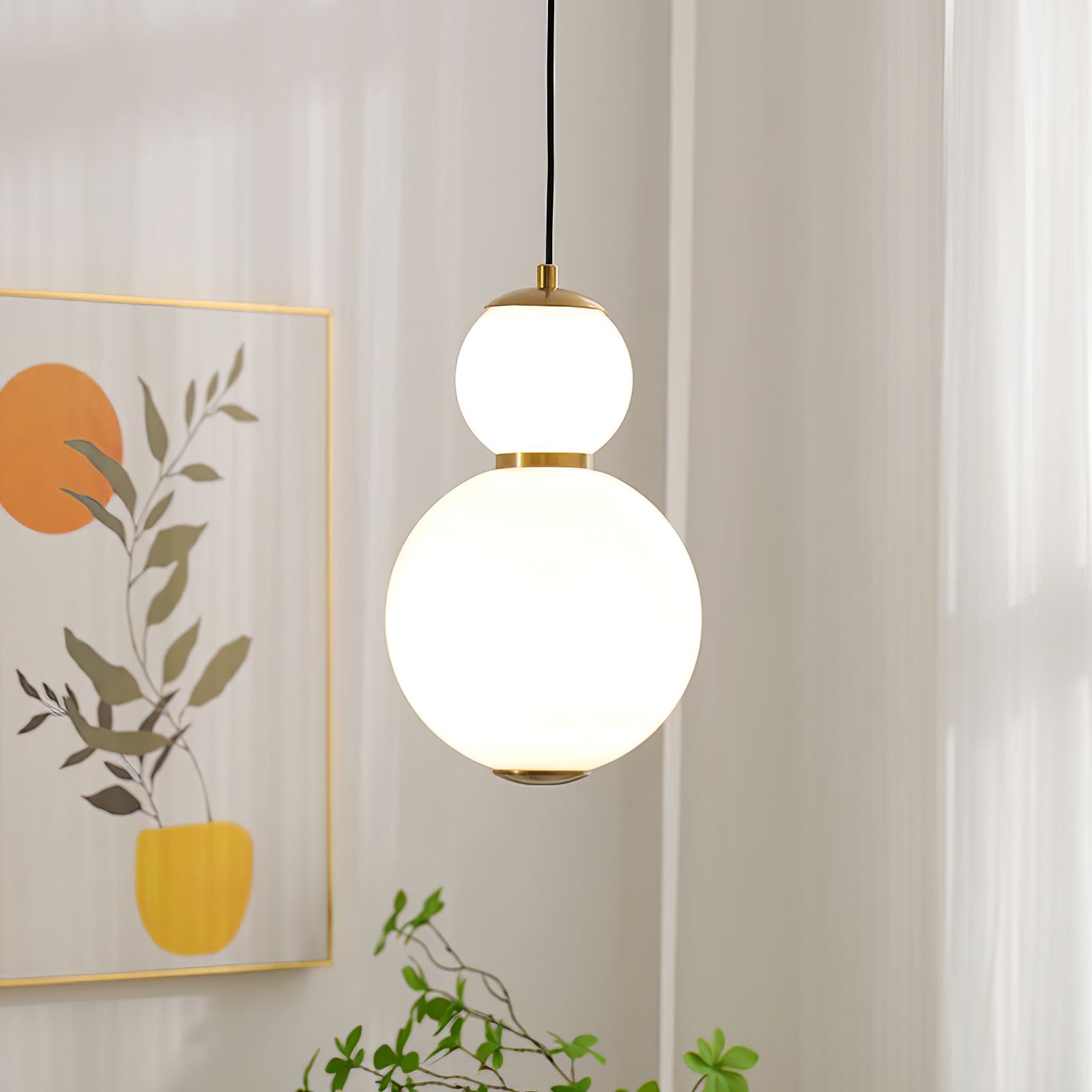 Double Globe Pendant Lamp - Letslighting