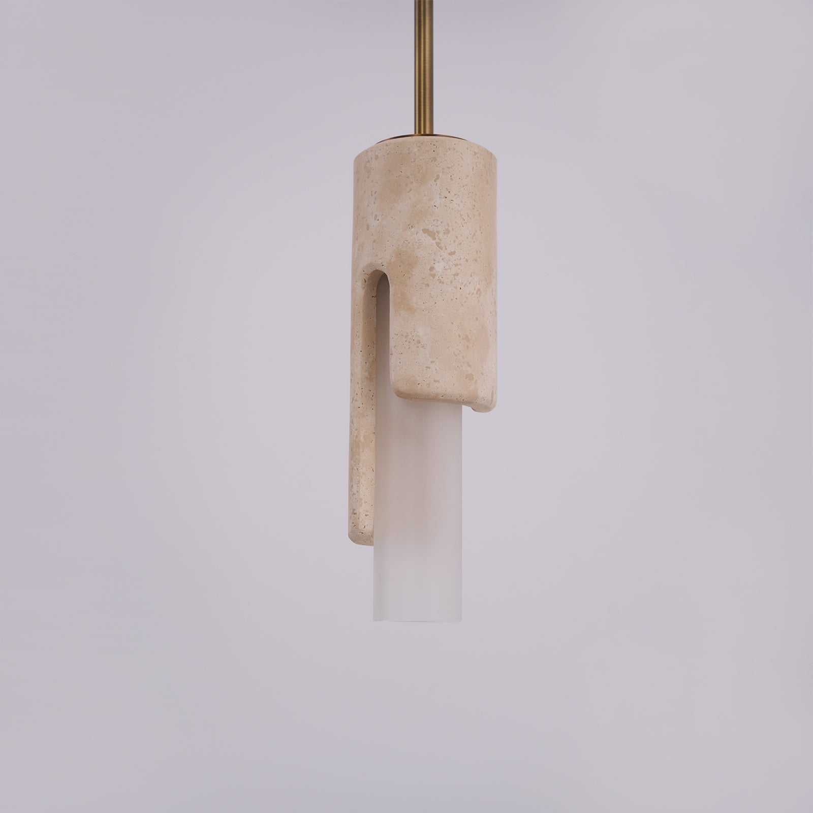 Elix Modern Minimalist Marble Glass Pendant Lamp - Lamp Copper