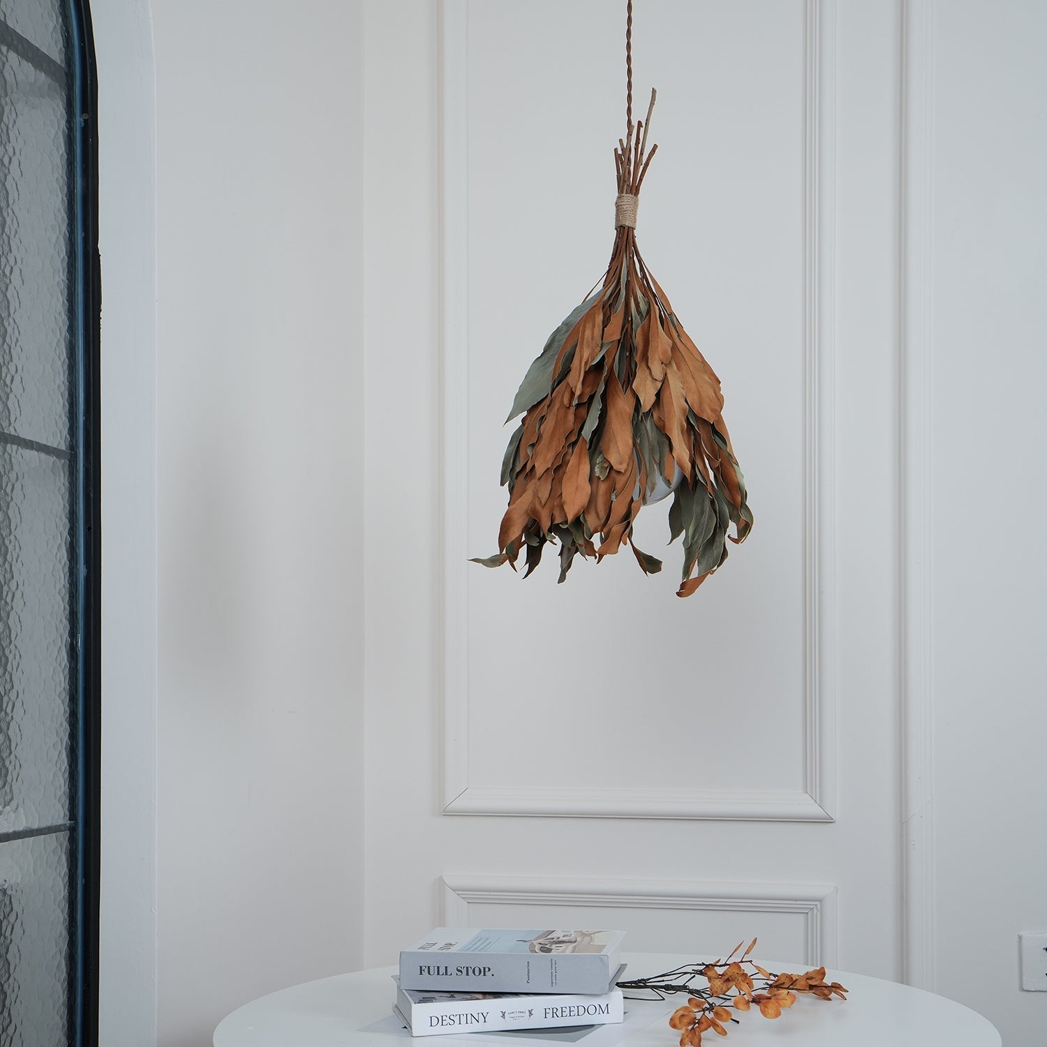 Dried Branch Leaf Pendant Lamp - Letslighting