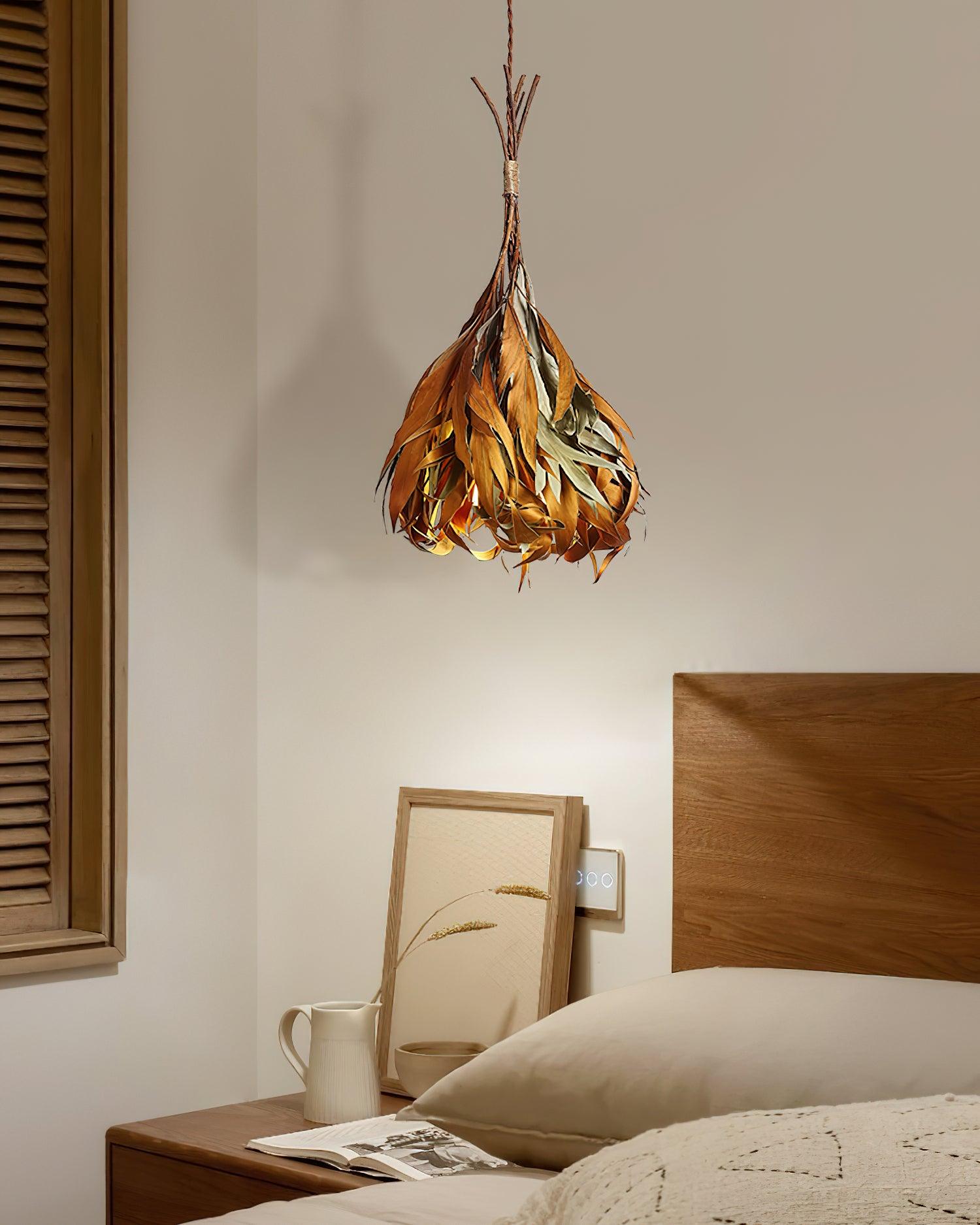 Dried Branch Leaf Pendant Lamp - Letslighting