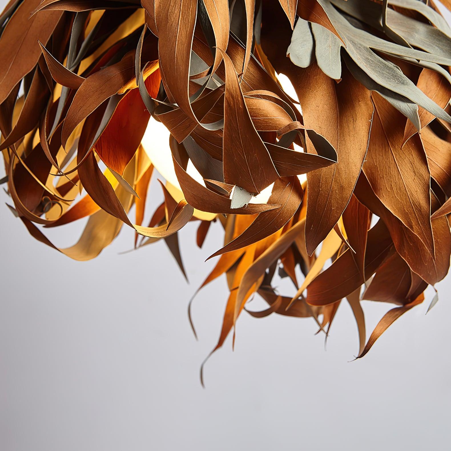 Dried Branch Leaf Pendant Lamp - Letslighting