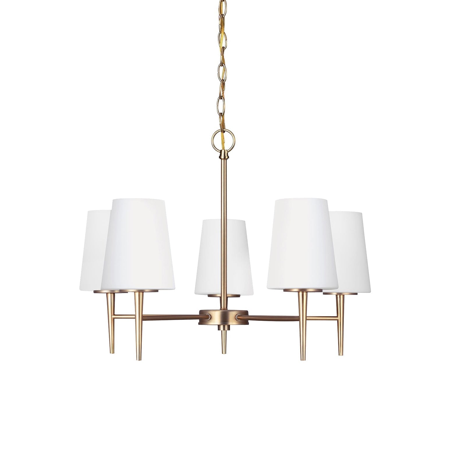 Gaze Elegance Vintage Brass Metal Glass Chandelier - Lamp Copper