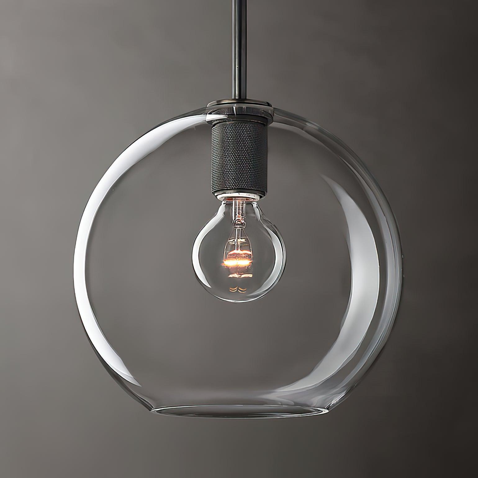 Pendant Lamp Brass Minimalist Metal Fixture for Dining or Kitchen - Letslighting