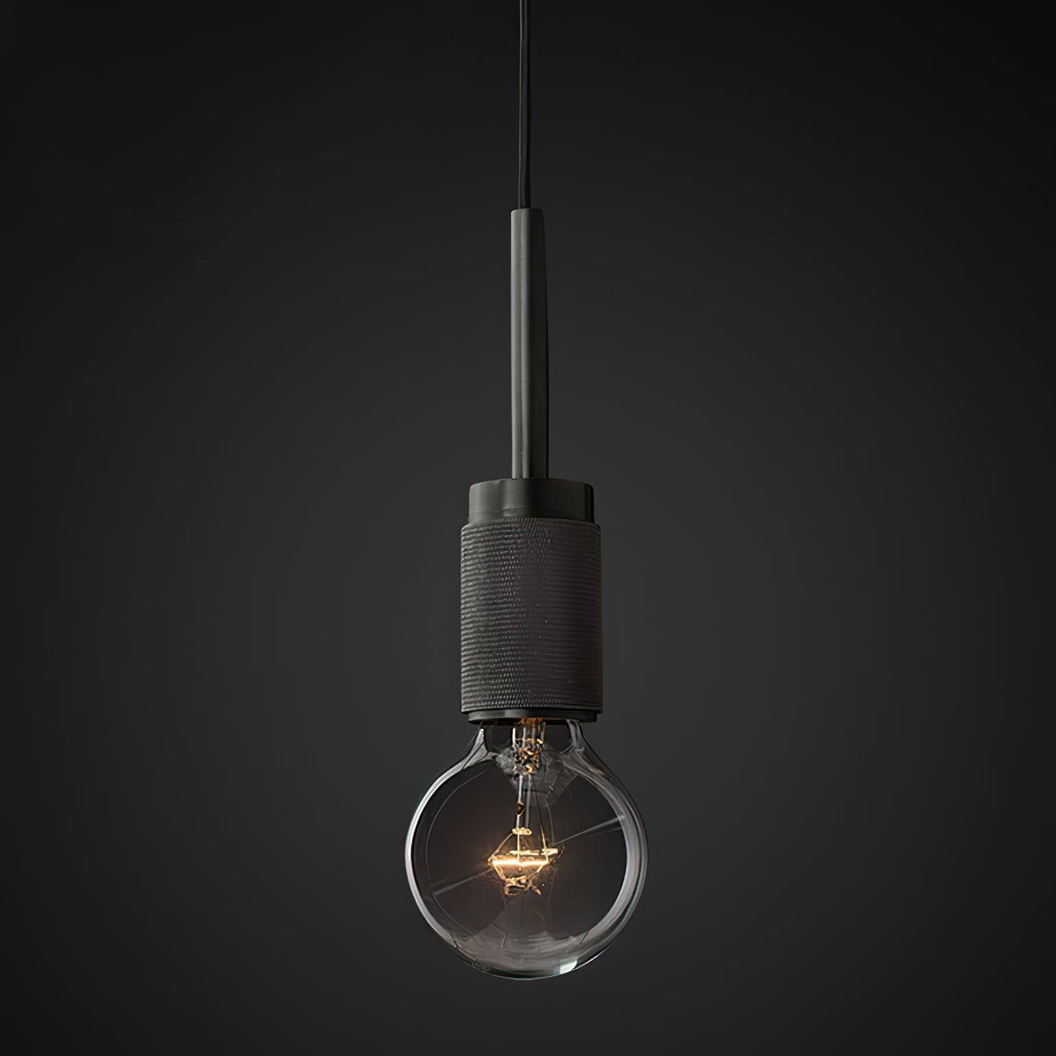 Pendant Lamp Brass Minimalist Metal Fixture for Dining or Kitchen - Letslighting