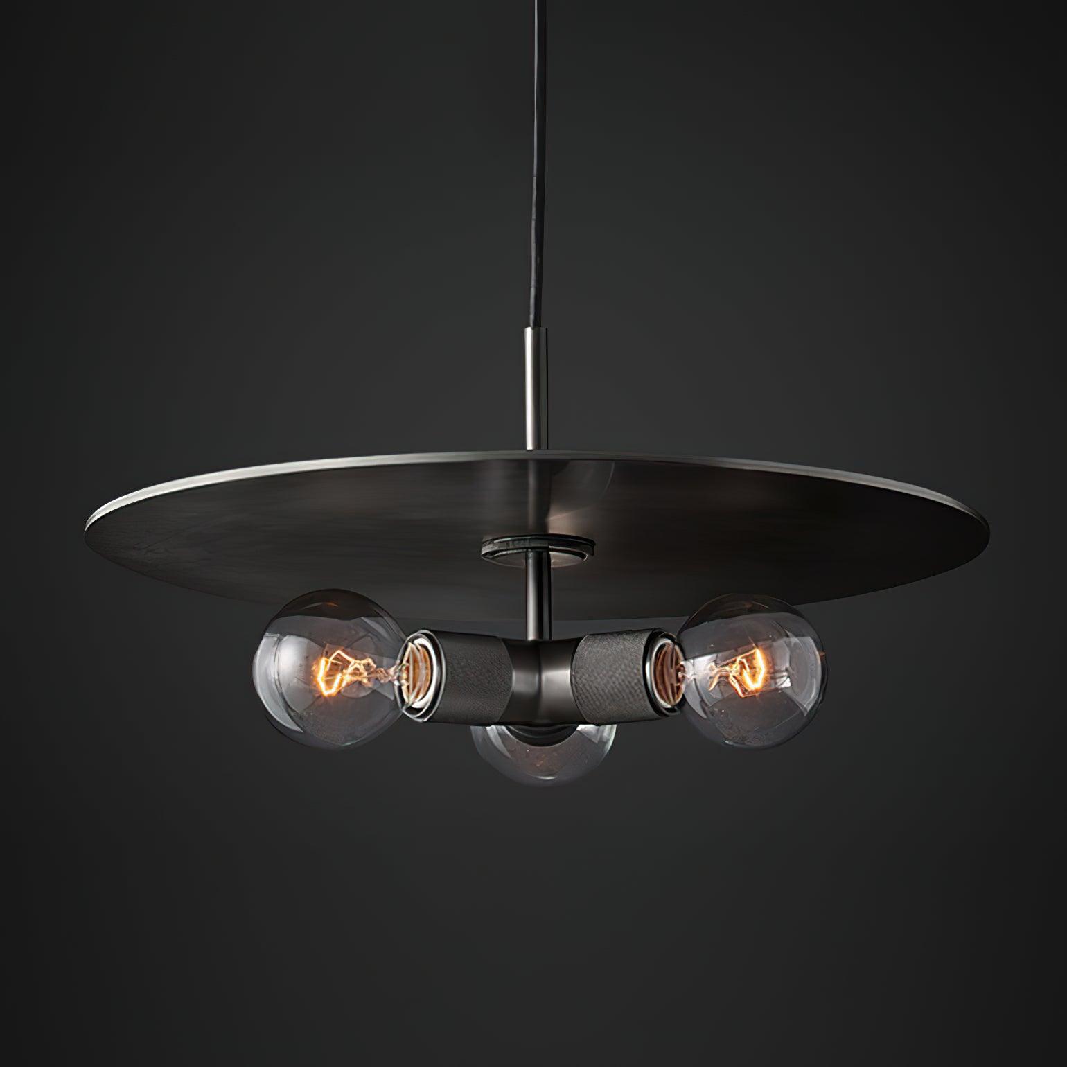 Pendant Lamp Brass Minimalist Metal Fixture for Dining or Kitchen - Letslighting