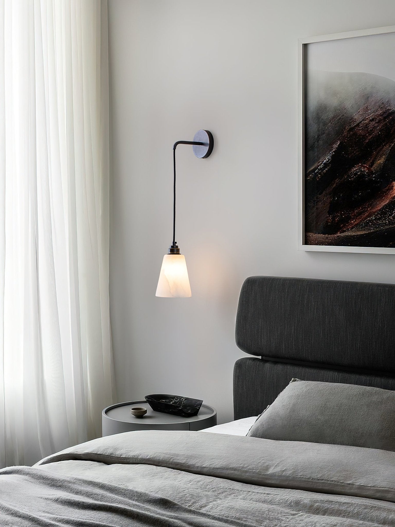 Alba Alabaster Wall Pendant Light - Letslighting
